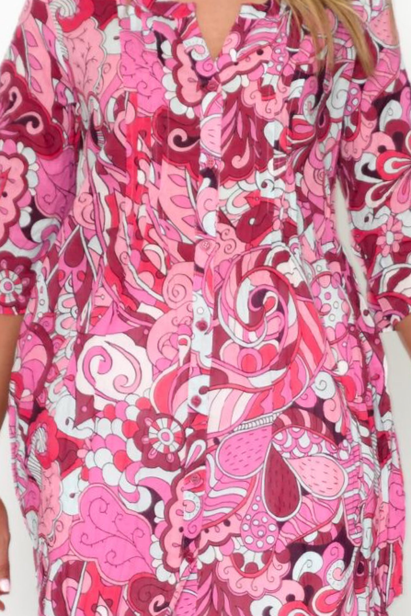 One Summer Alison Tunic Print 4 DW63G