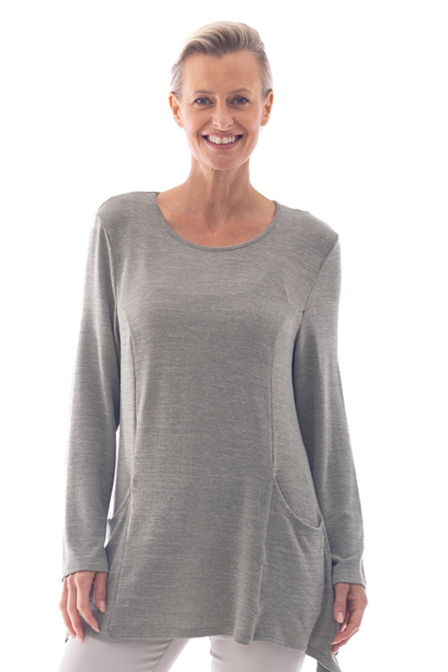 Cafe Latte Khaki Tunic CLM533