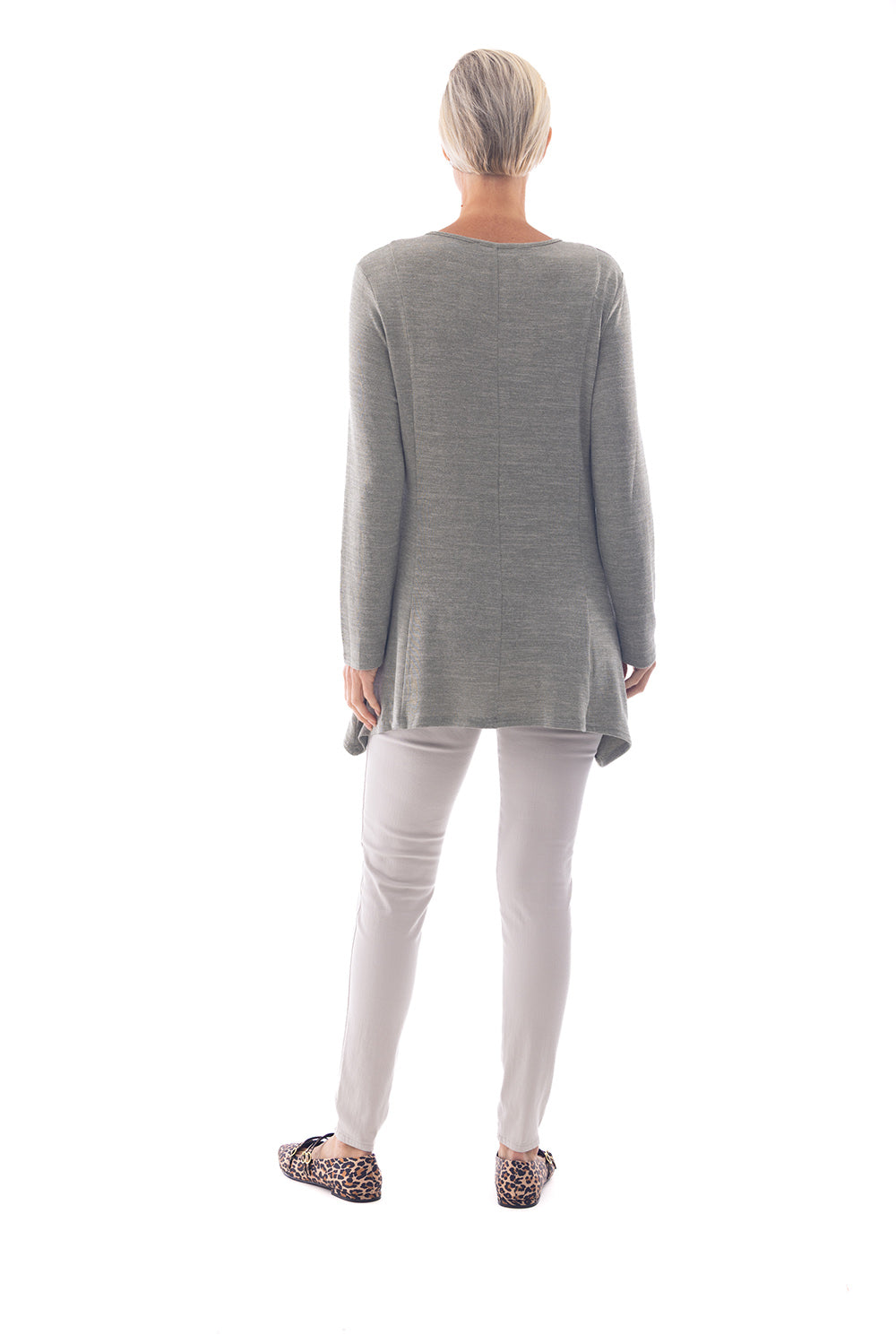 Cafe Latte Khaki Tunic CLM533