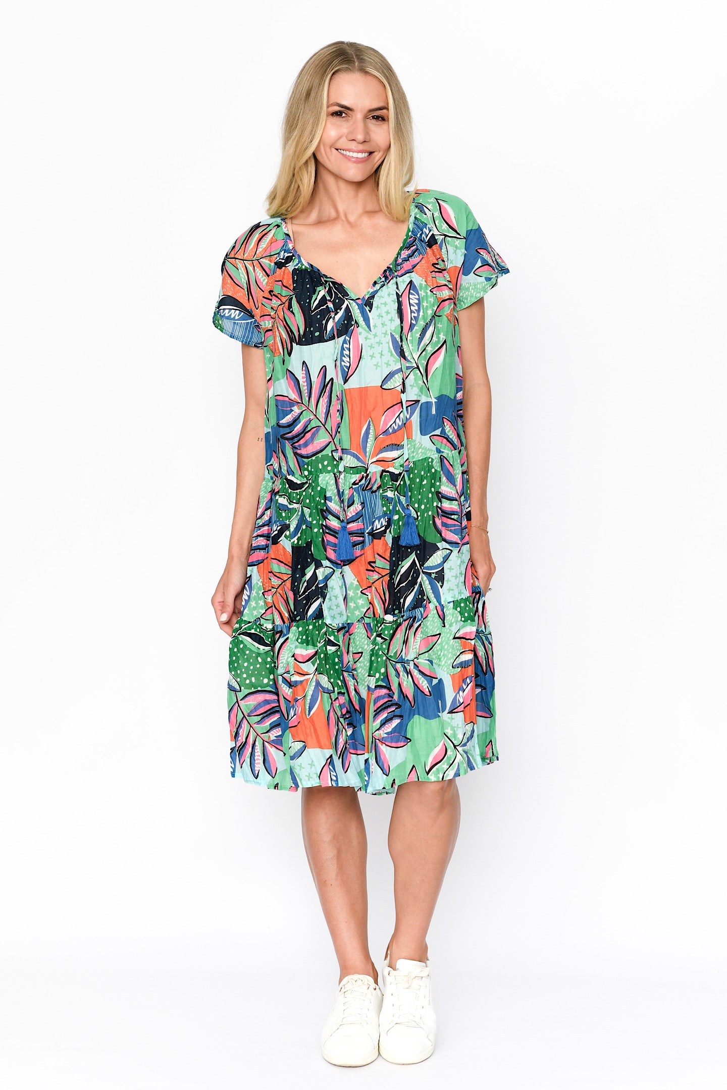 One Summer Poppy Dot Cross DW72H