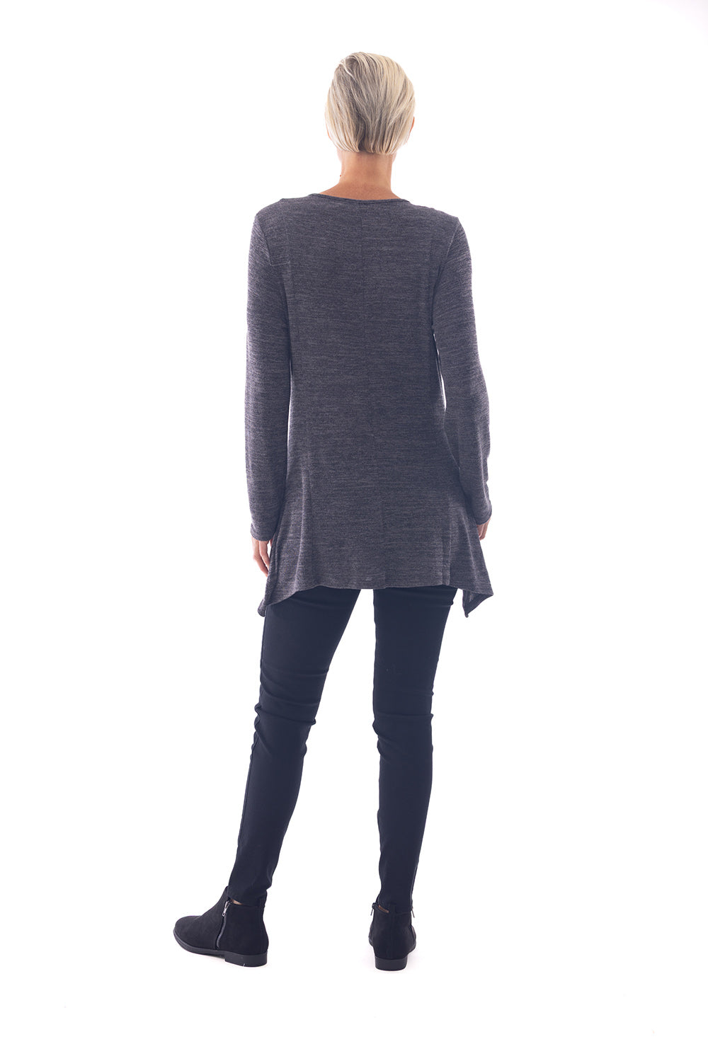 Cafe Latte Grey Tunic CLM533