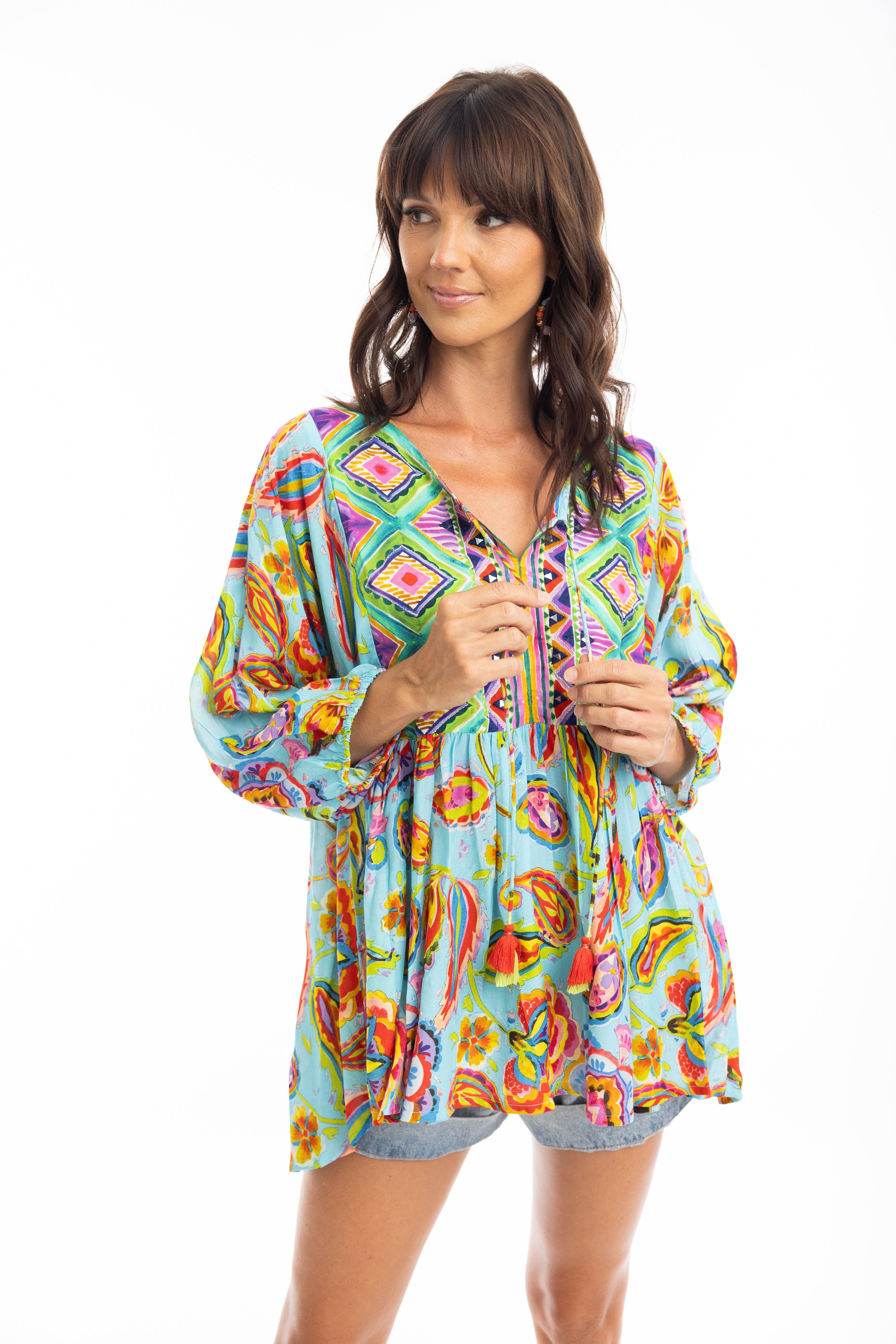 Escape Gabriella Blue Top 32363