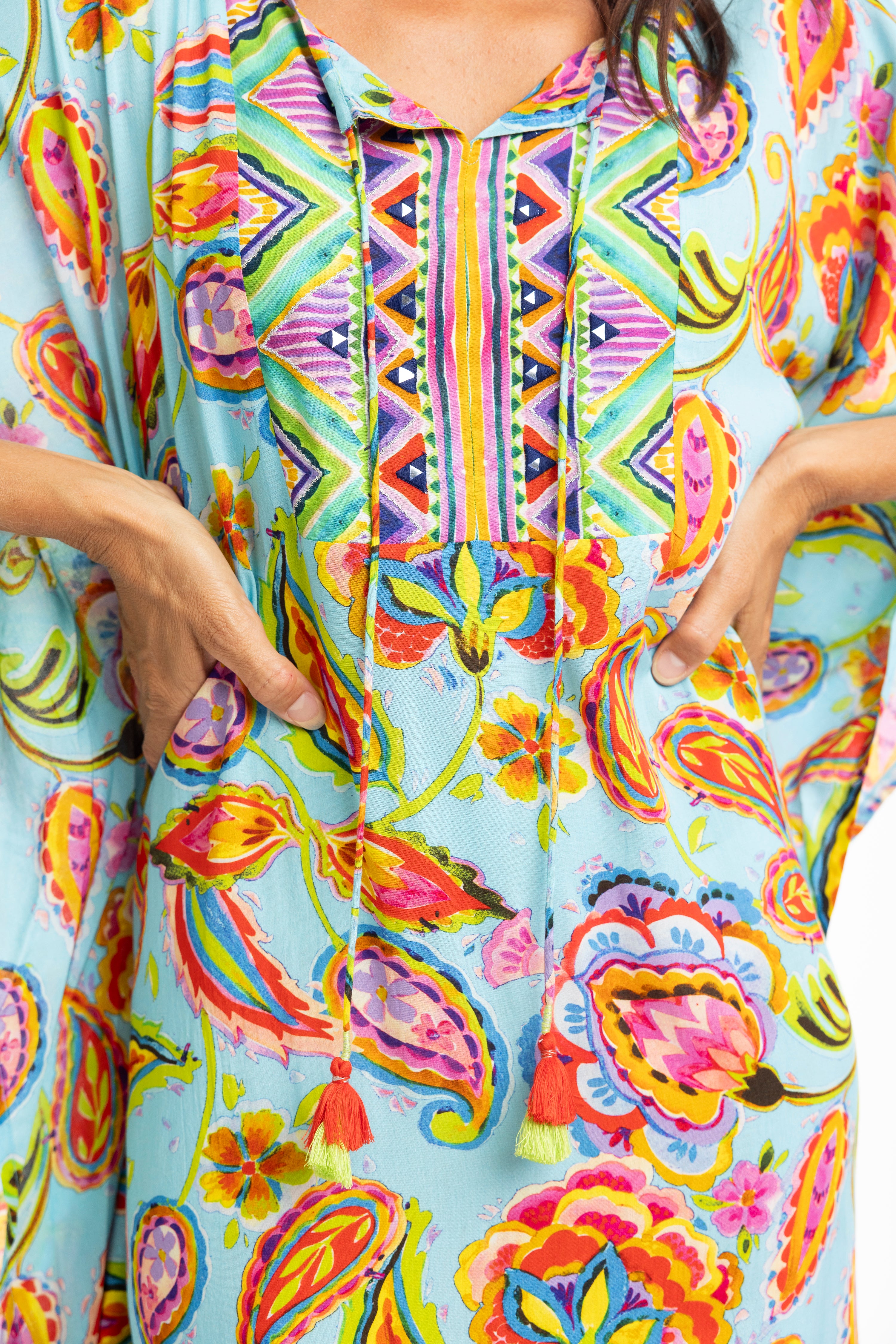 Escape Gabriella Blue Kaftan