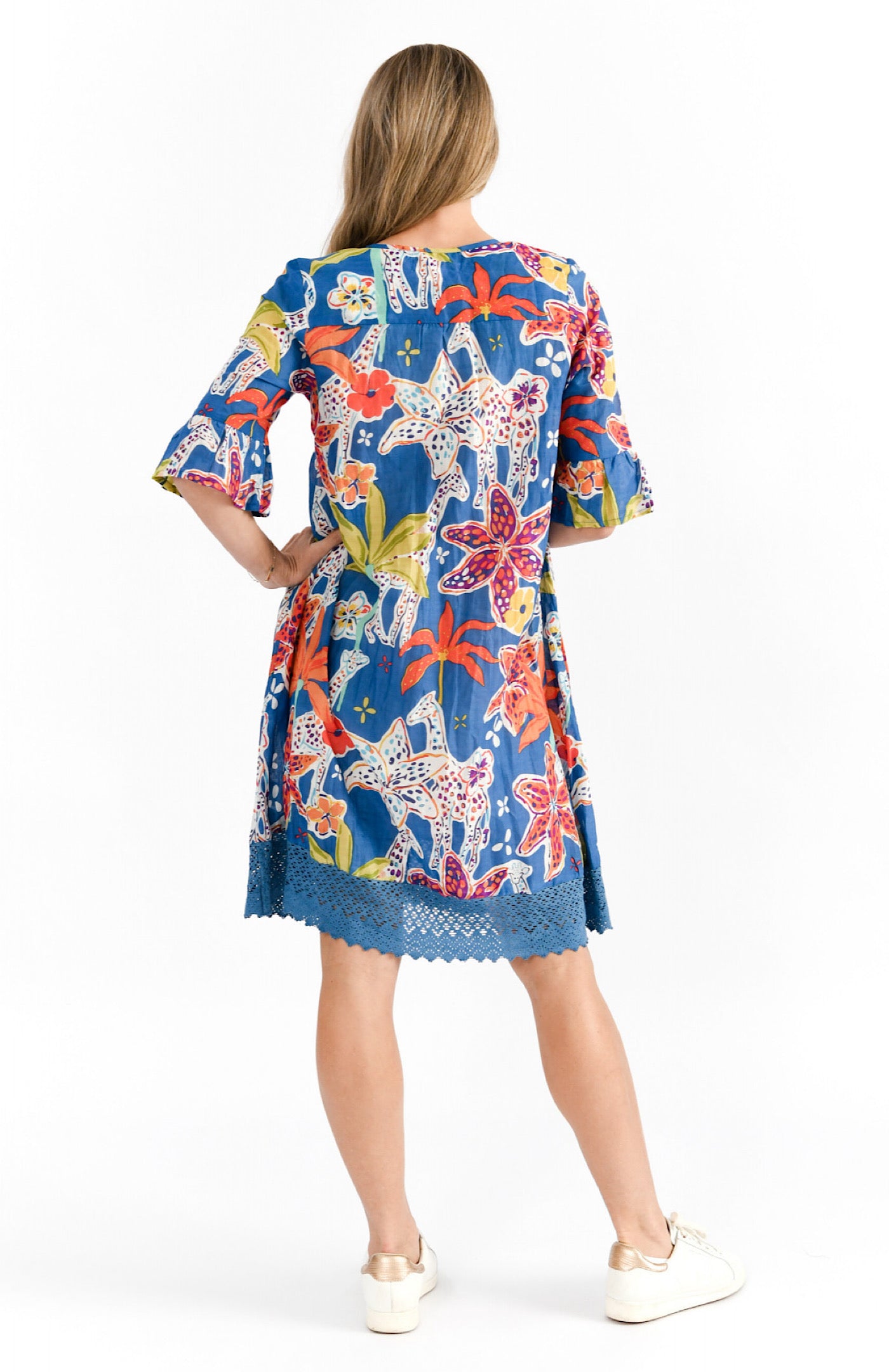 One Summer Hannah Giraffe Blue