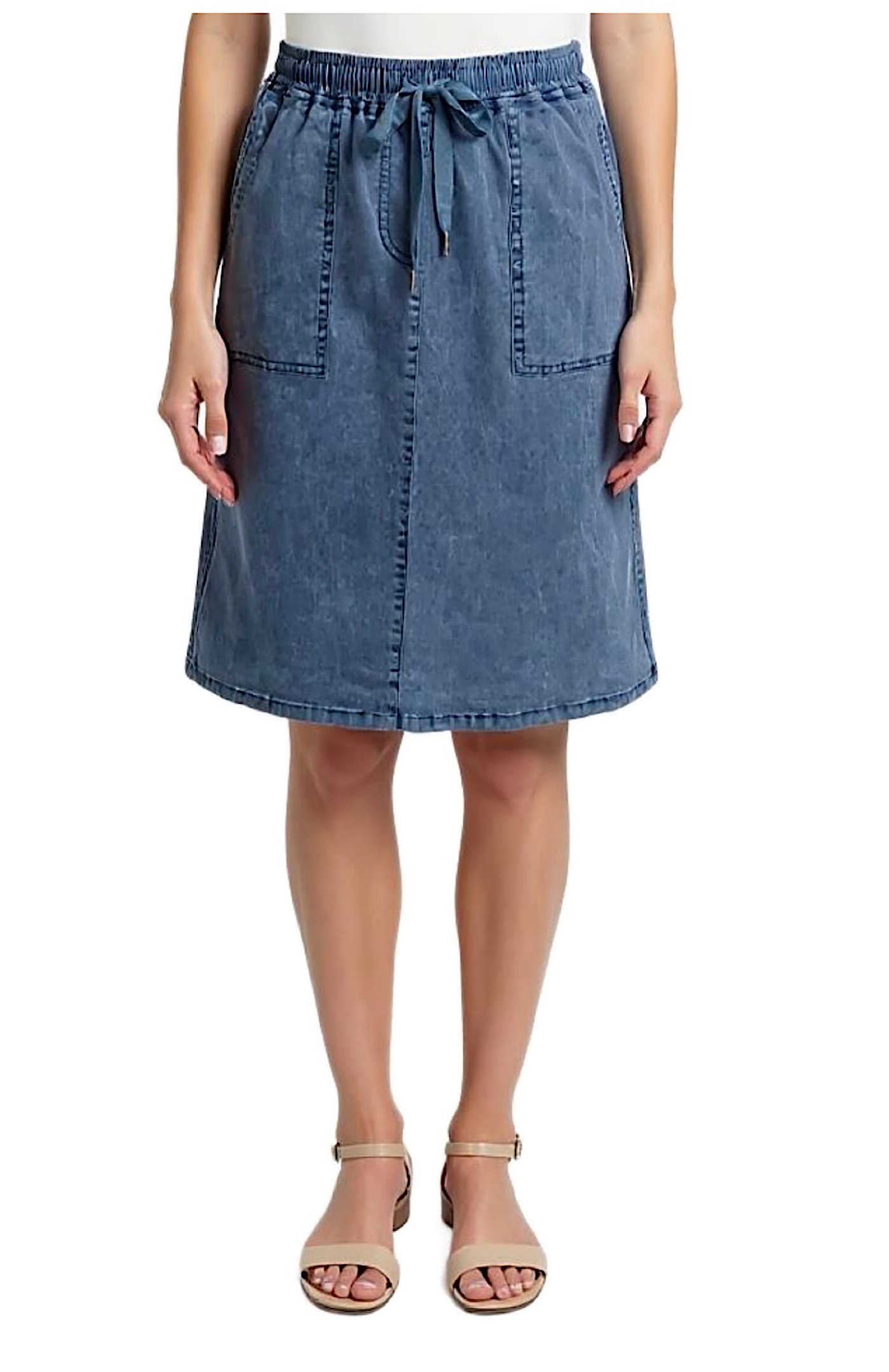 Cafe Latte Denim  Skirt CLM540