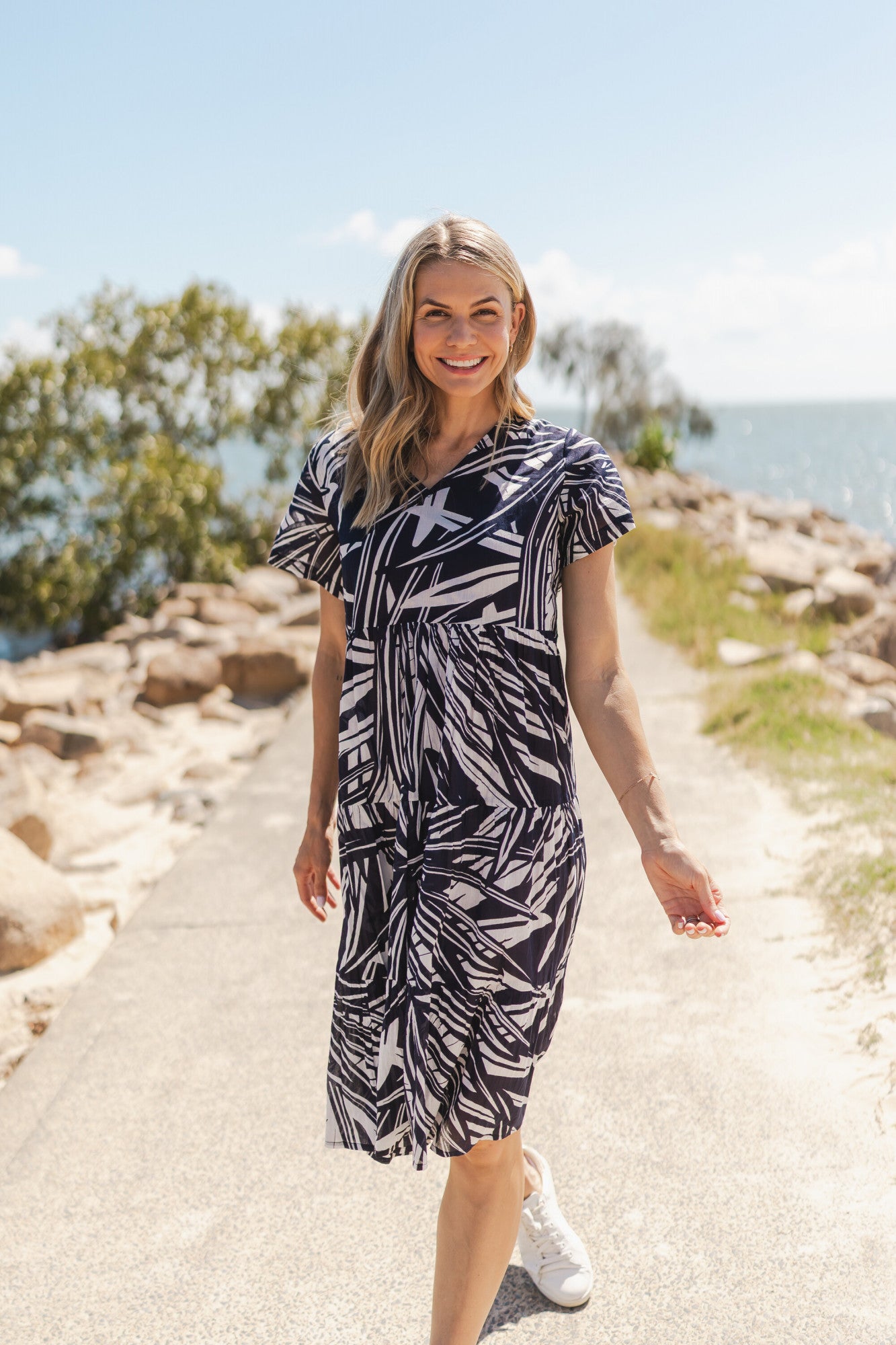 One Summer Thalia Jungle Navy DW114J