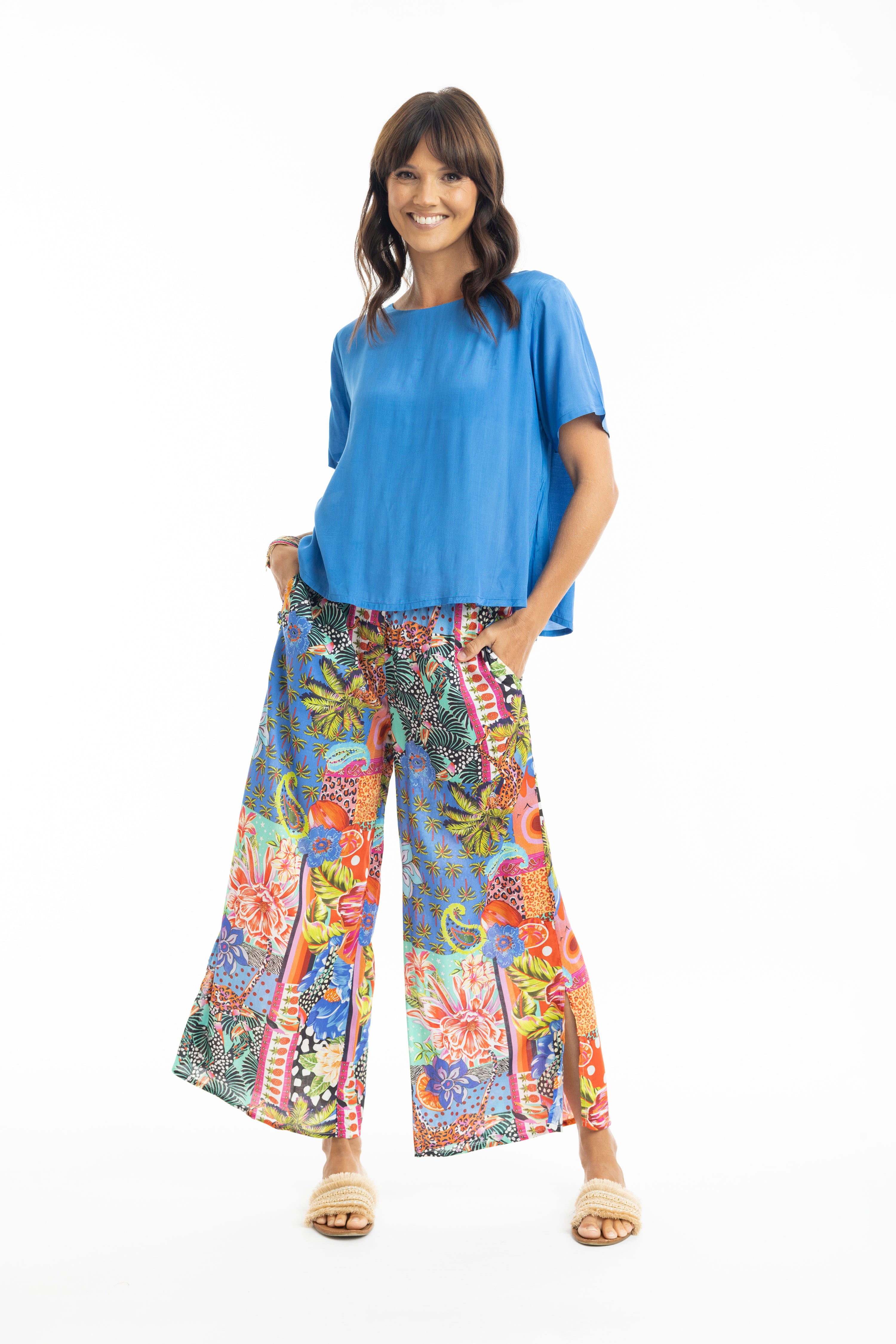 Escape Maeli Orange Pant 76053