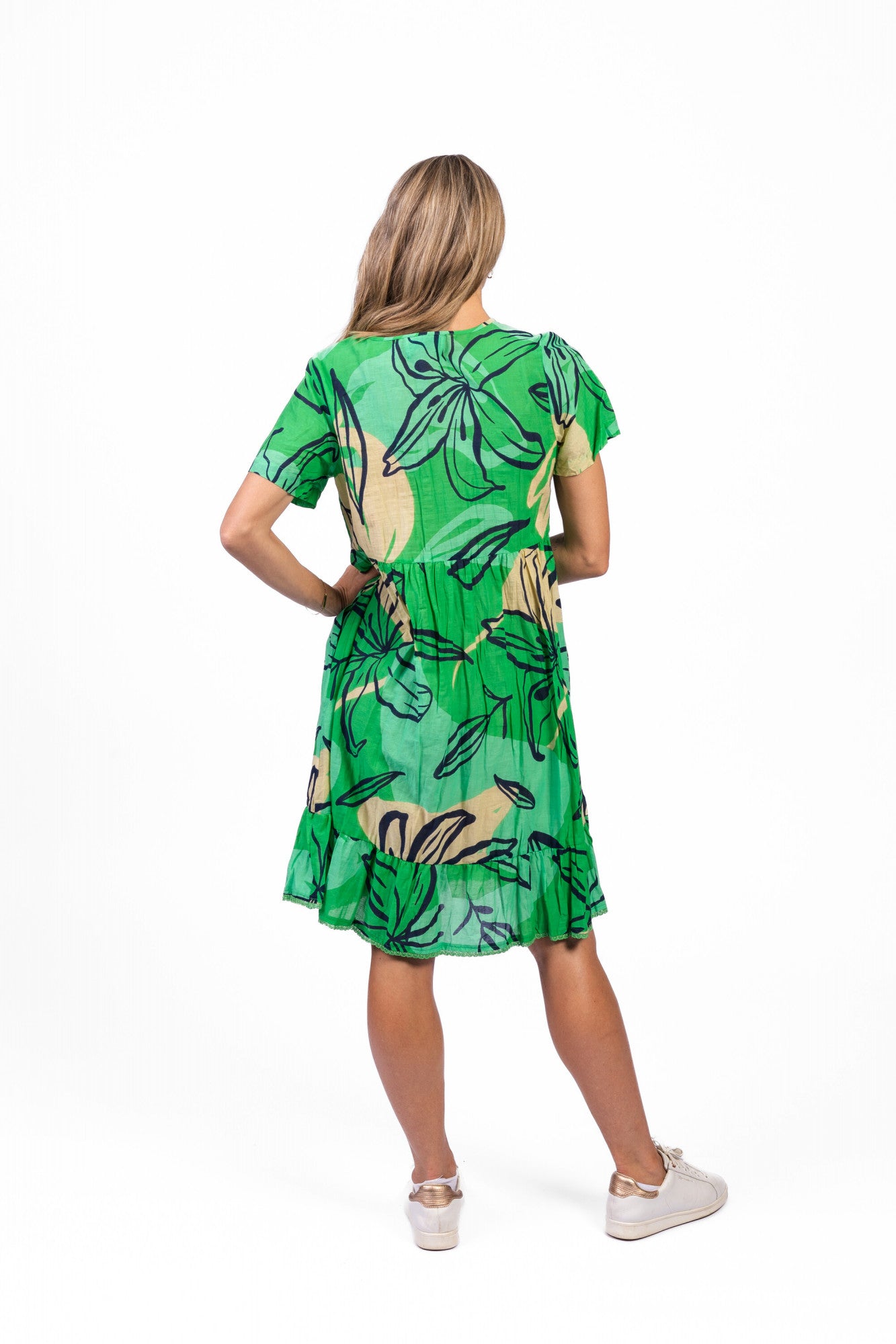 One Summer Colette TigerLily Green DW126J