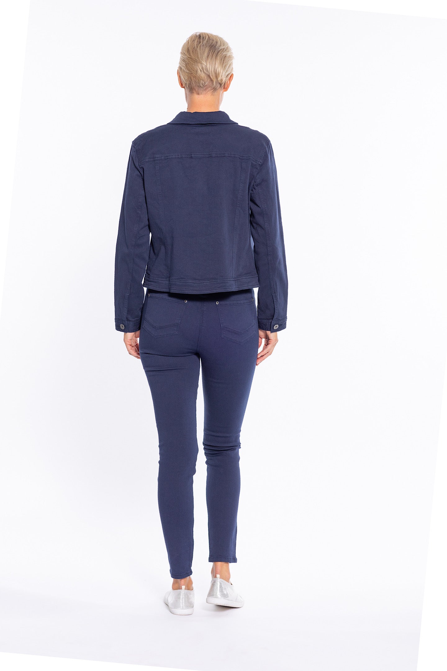 Cafe Latte Jacket Navy CLM117
