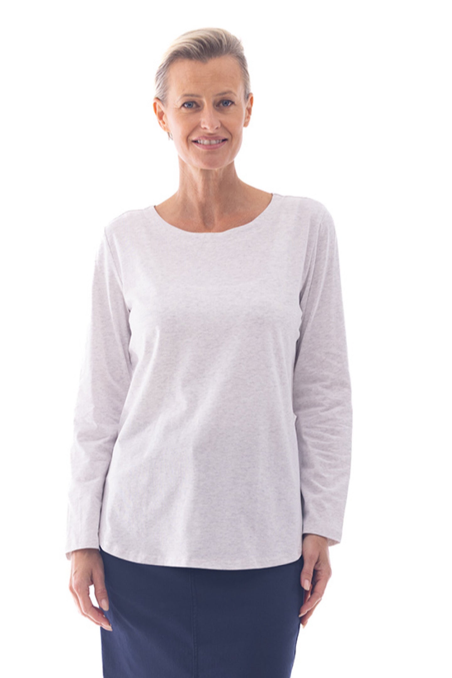 Cafe Latte Grey Marle Tee CLM529