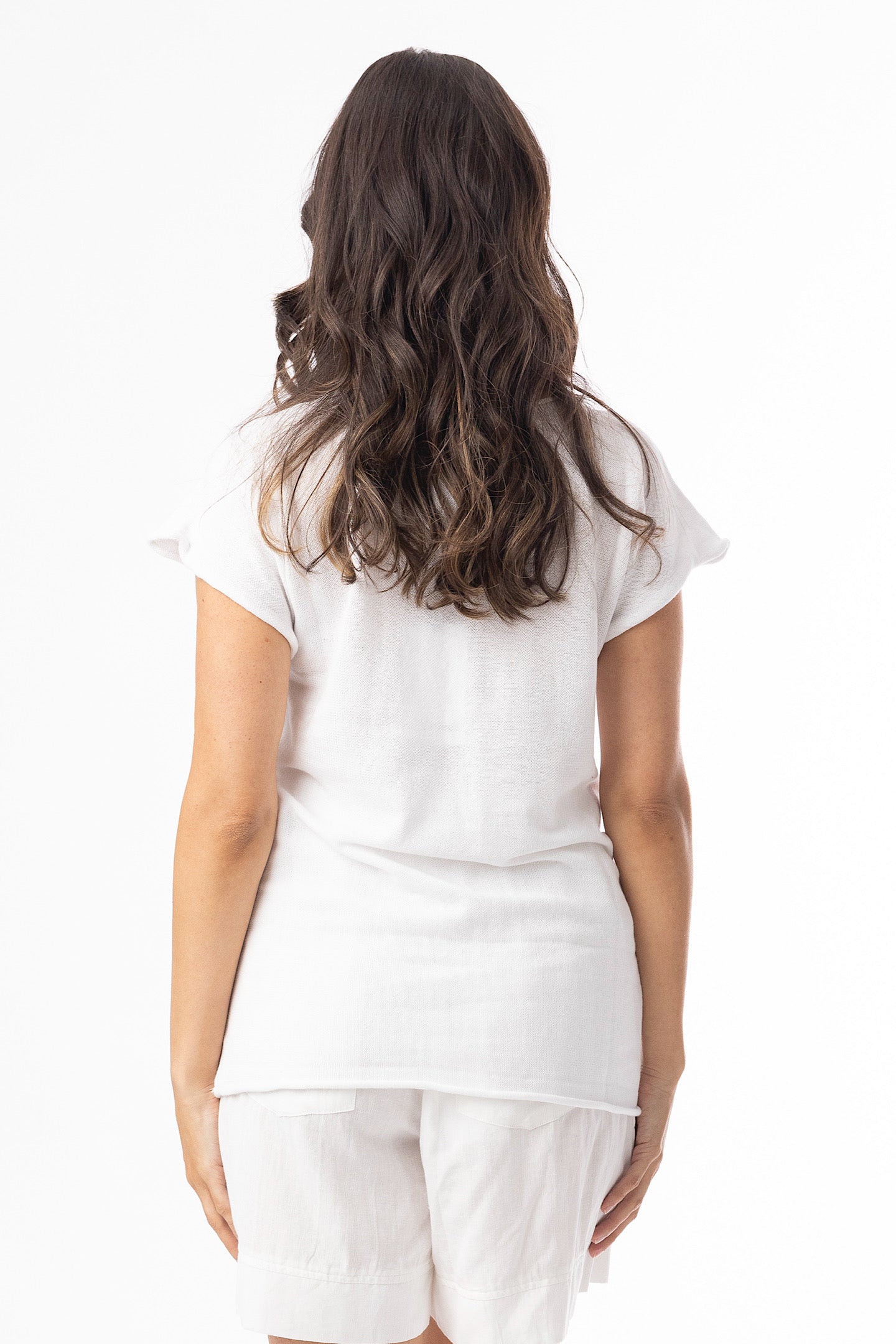 Orientique White Boatneck 1317