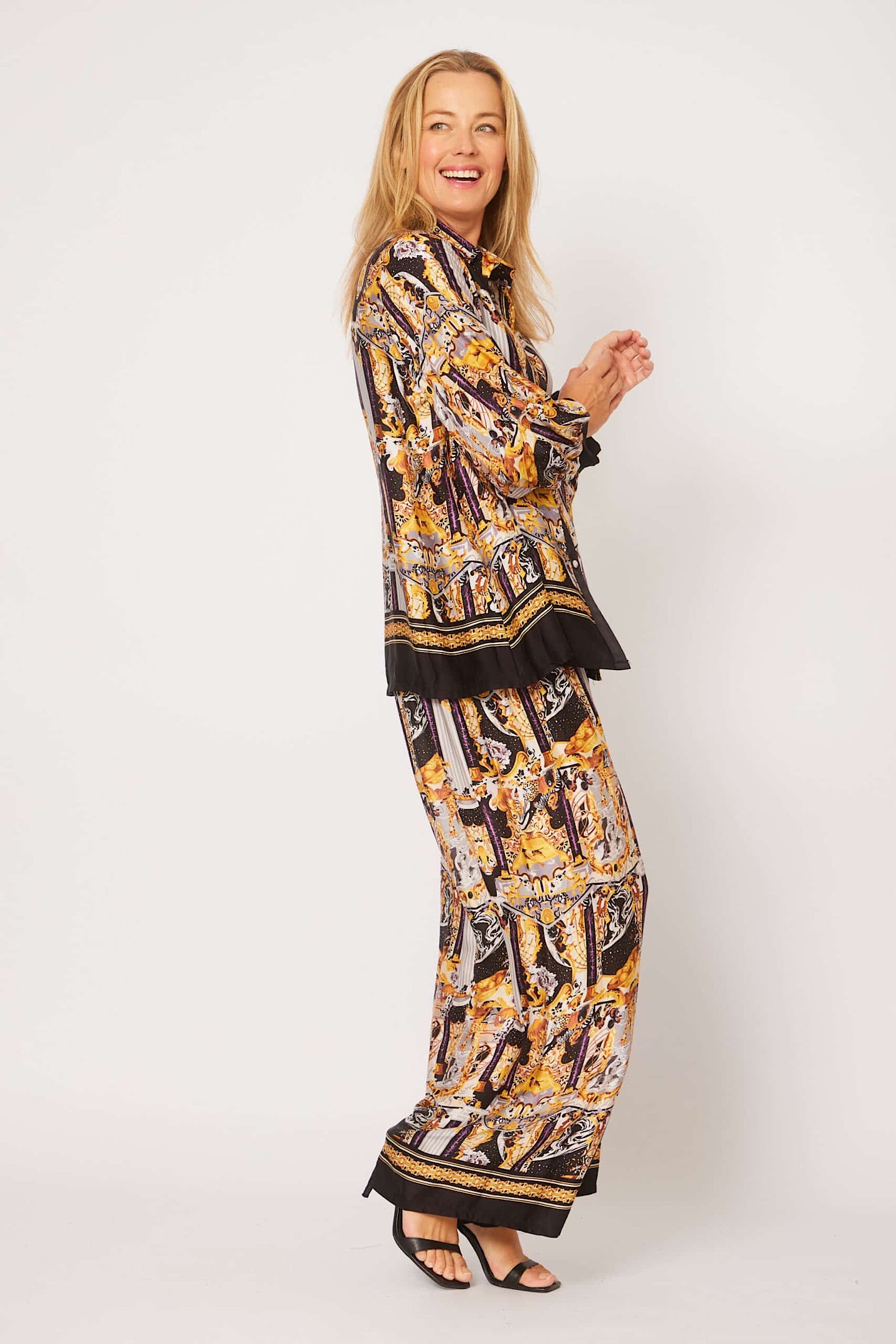 La Strada Black Gold Pant  LSP25-2-310