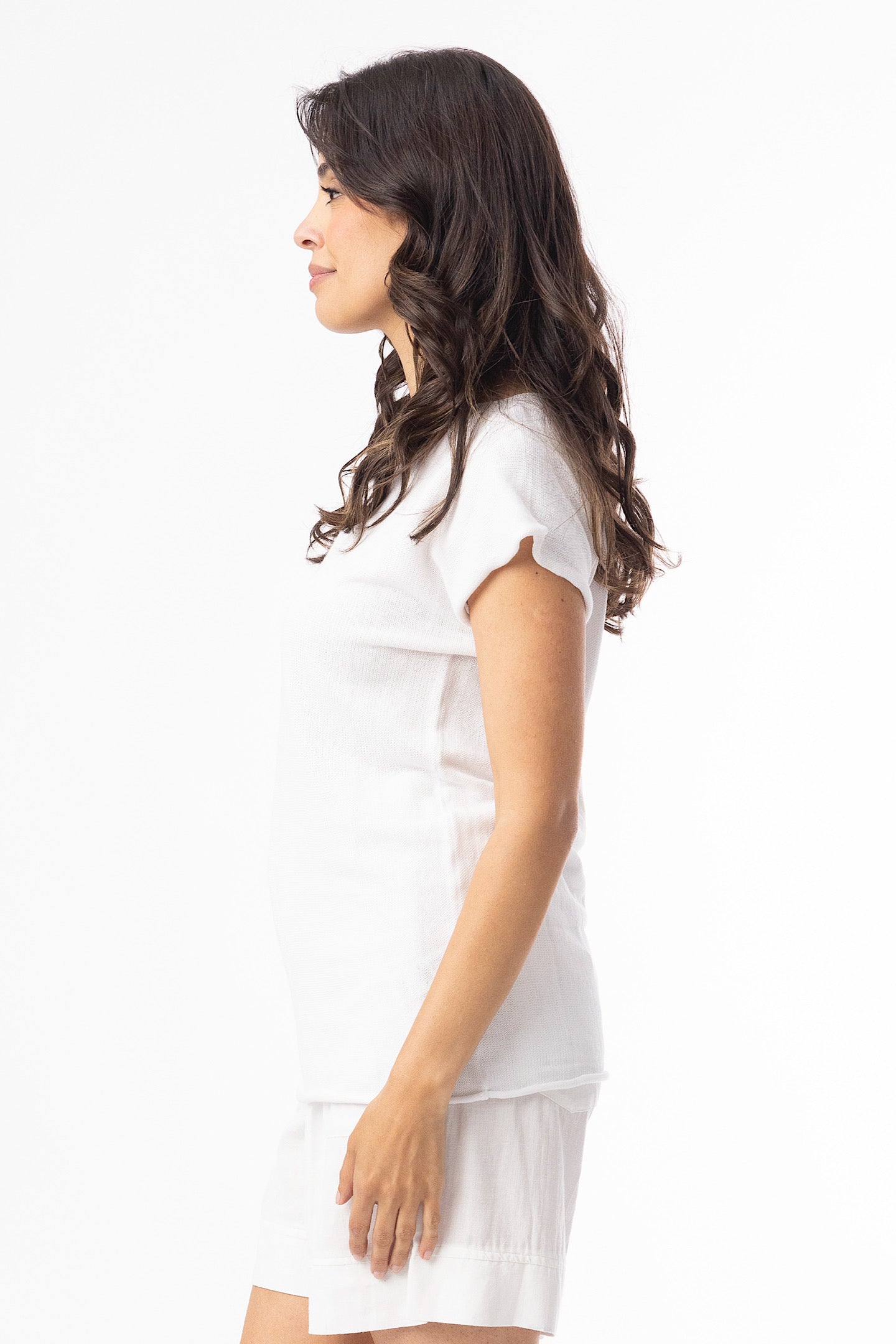 Orientique White Boatneck 1317
