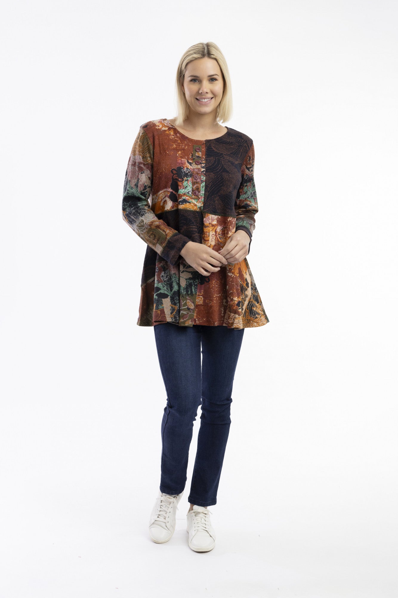 Orientique Fields of Gold Tunic  62699