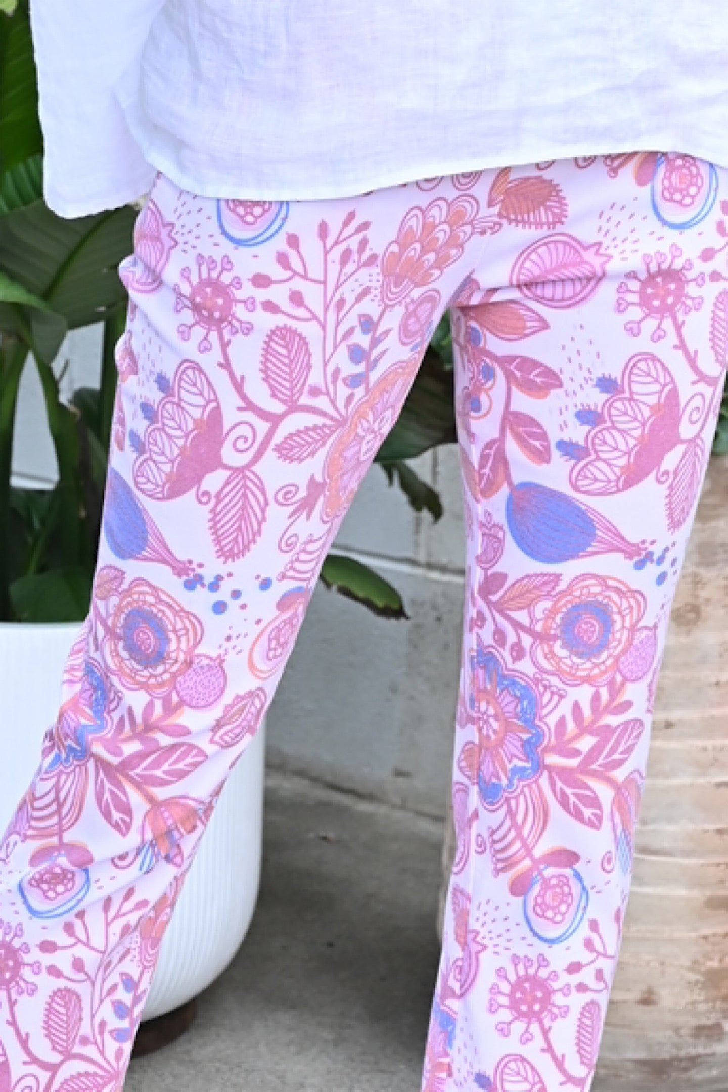Cali & Co Red Pants  CA24168-17