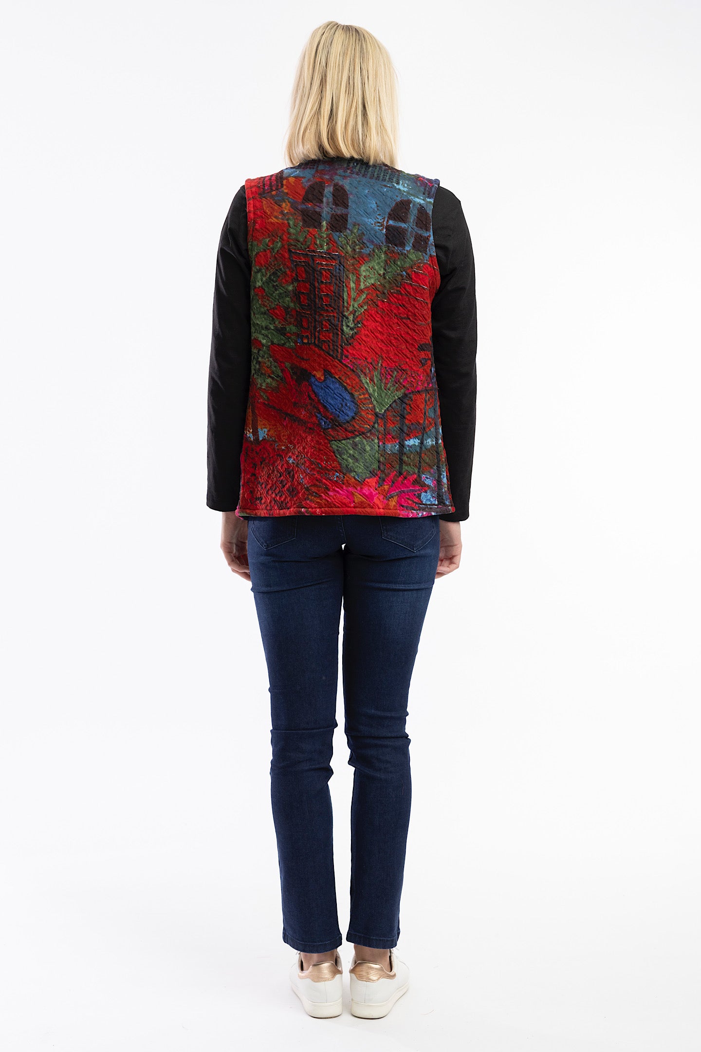 Orientique Vest Zip Houses 23016