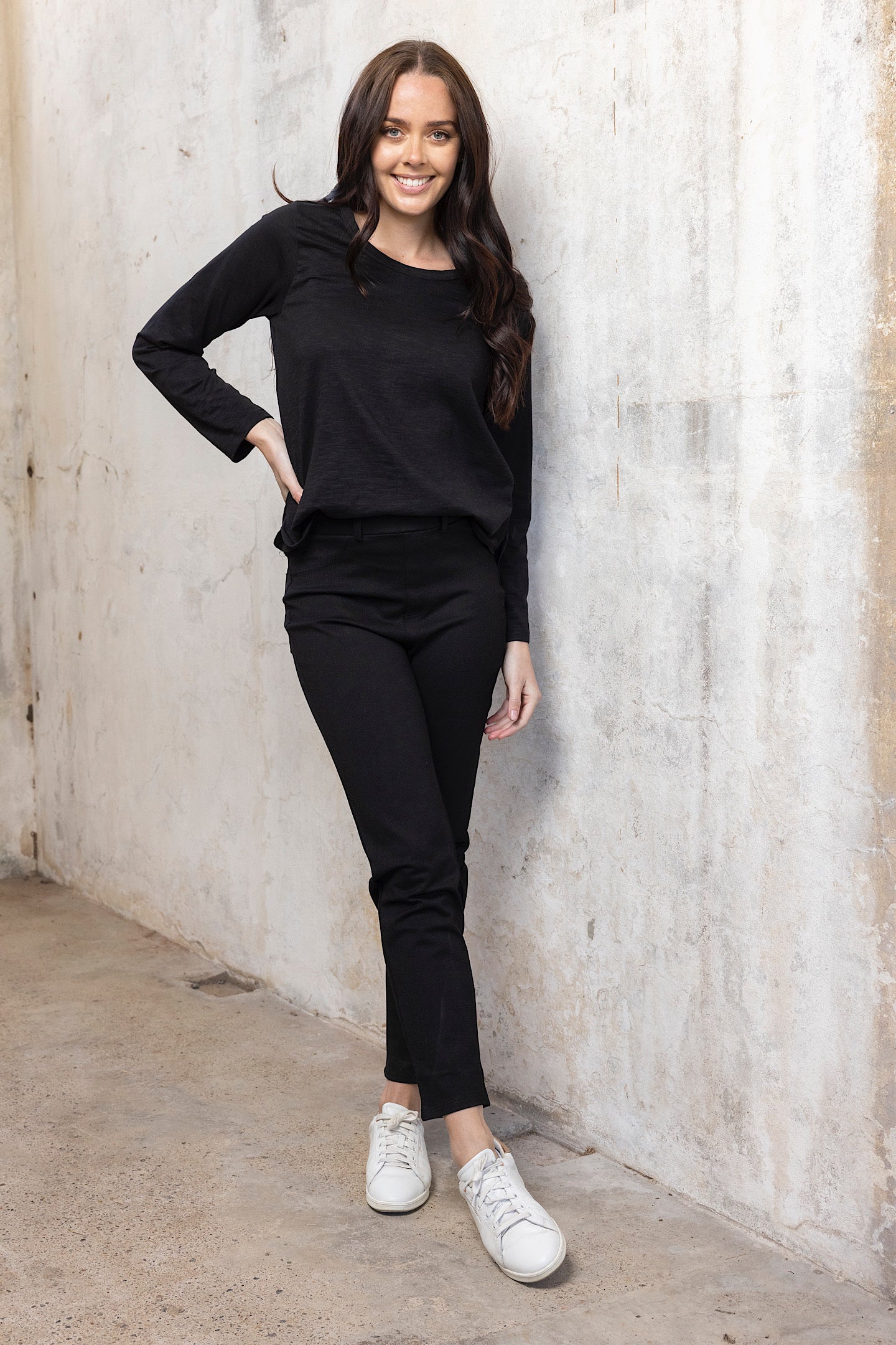 Orientique Ponty Pant Black 4646