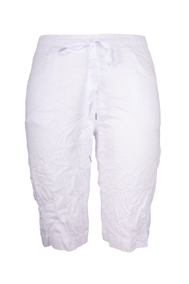 Cafe Latte Crushed Shorts White CLM440