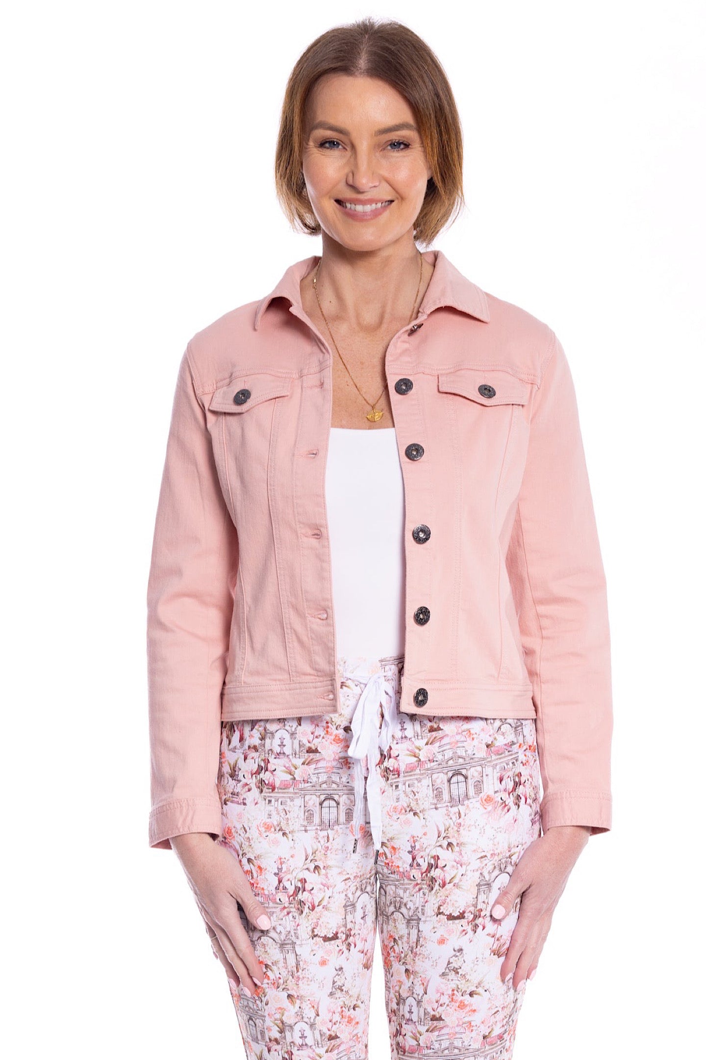 Cafe Latte Jacket Pink CLM117