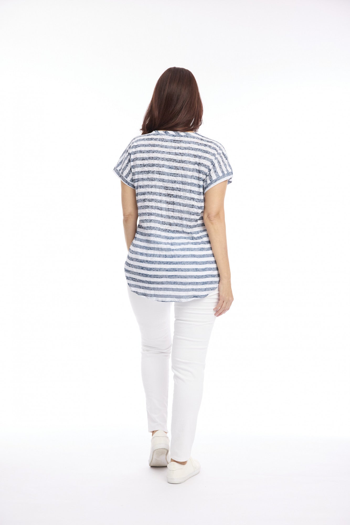 Cafe Latte Navy Tee CLM588