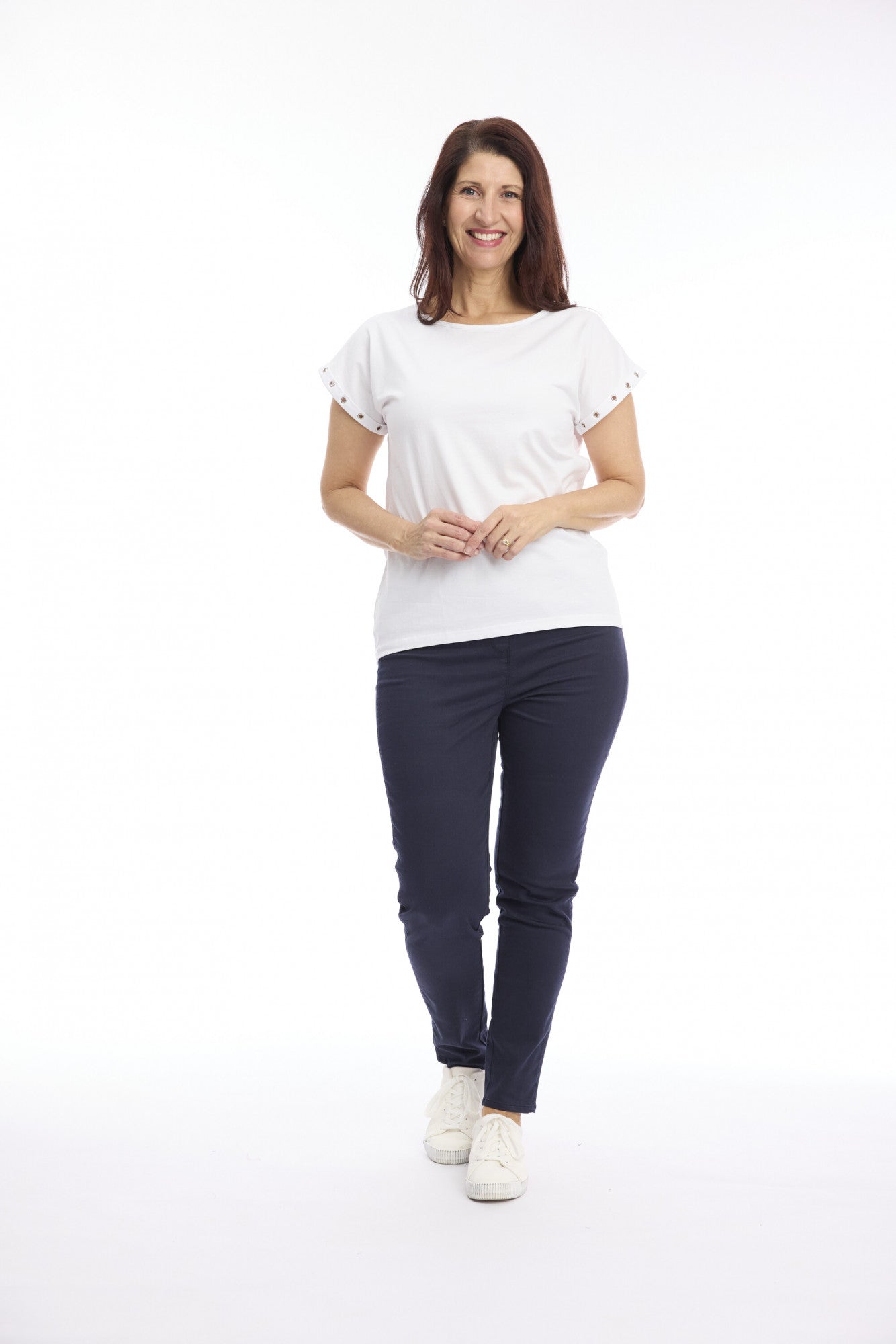 Cafe Latte White  Eyelet CLM576