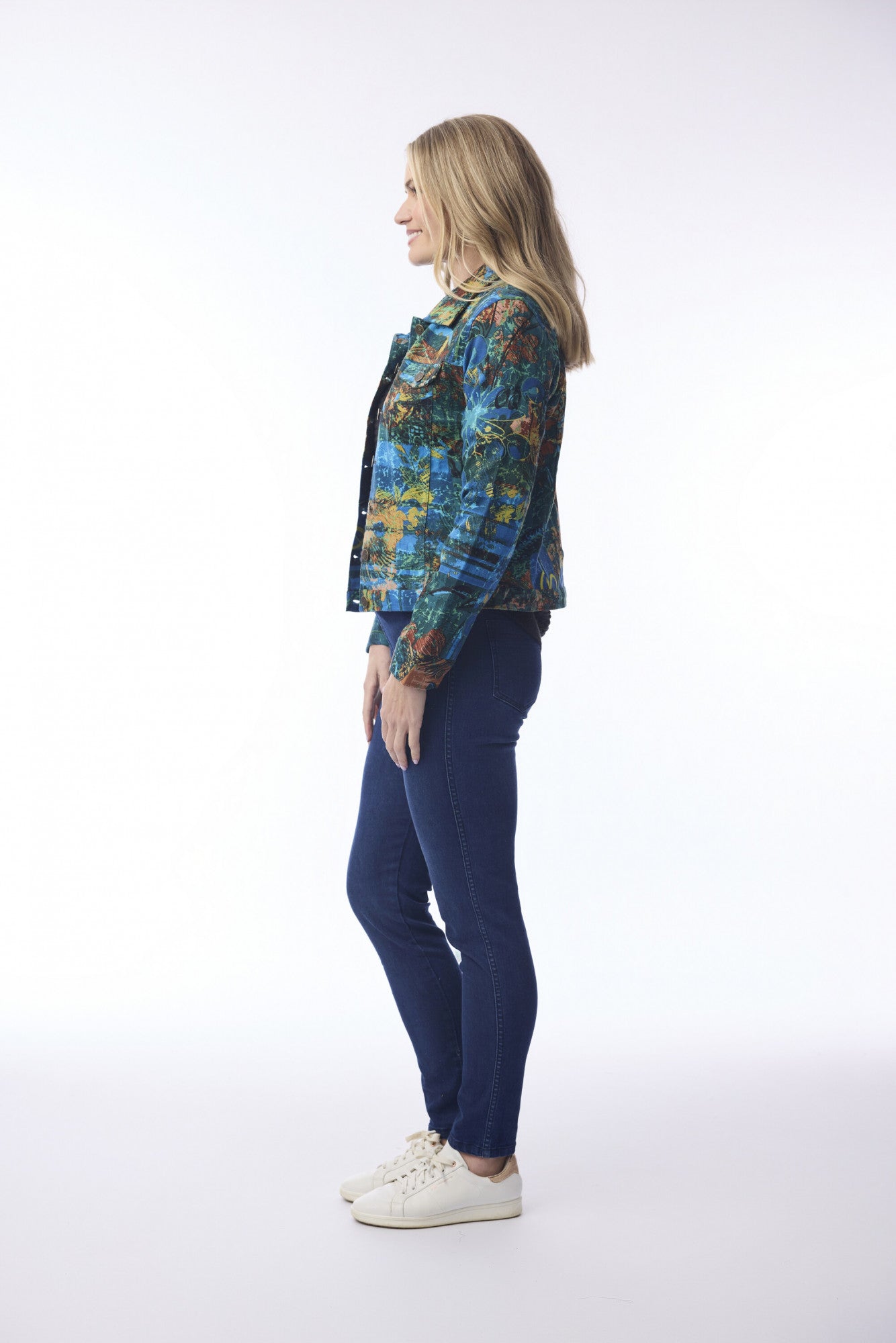 Orientique Batik Floral Jacket 23145