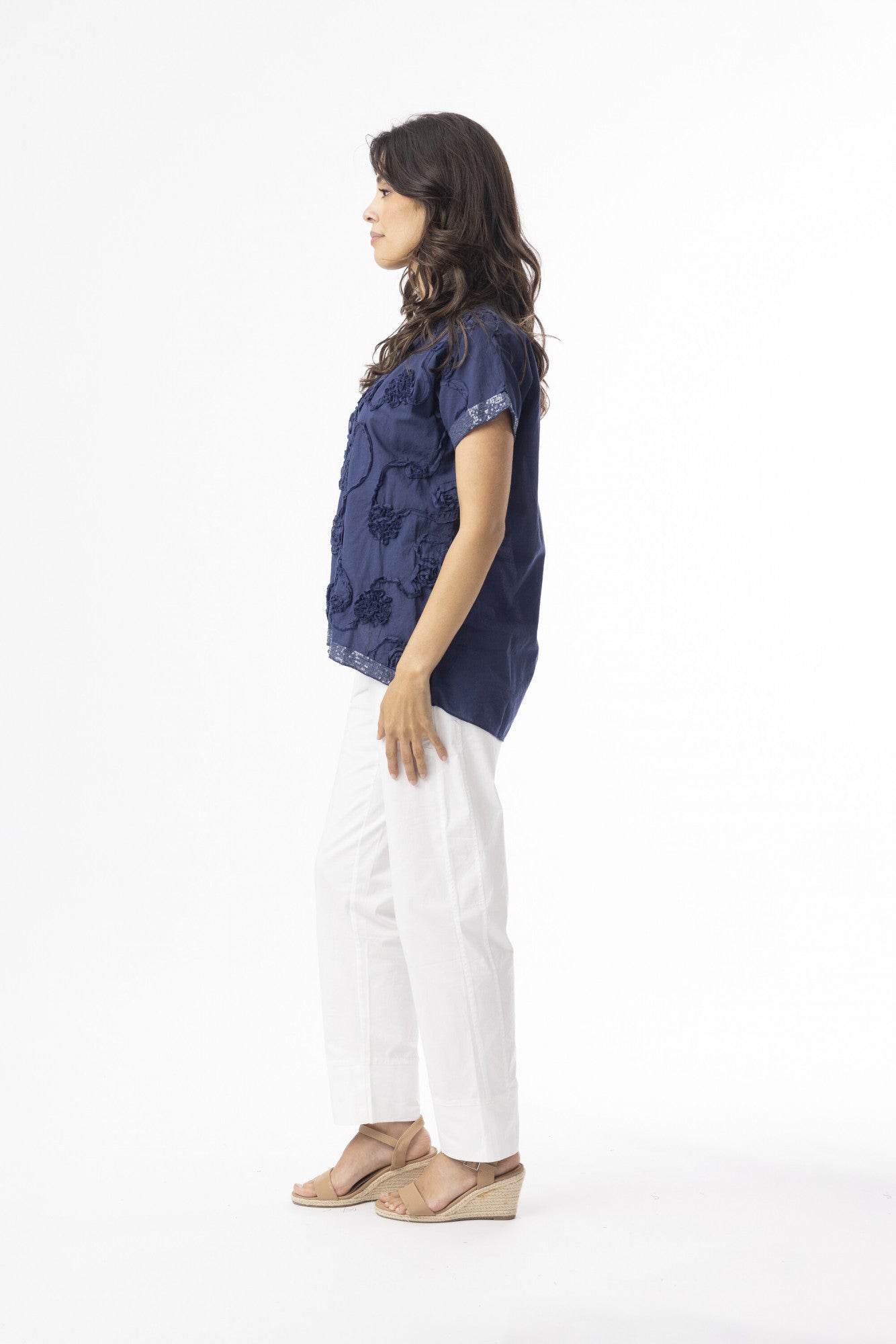 Orientique Floral Navy 42209