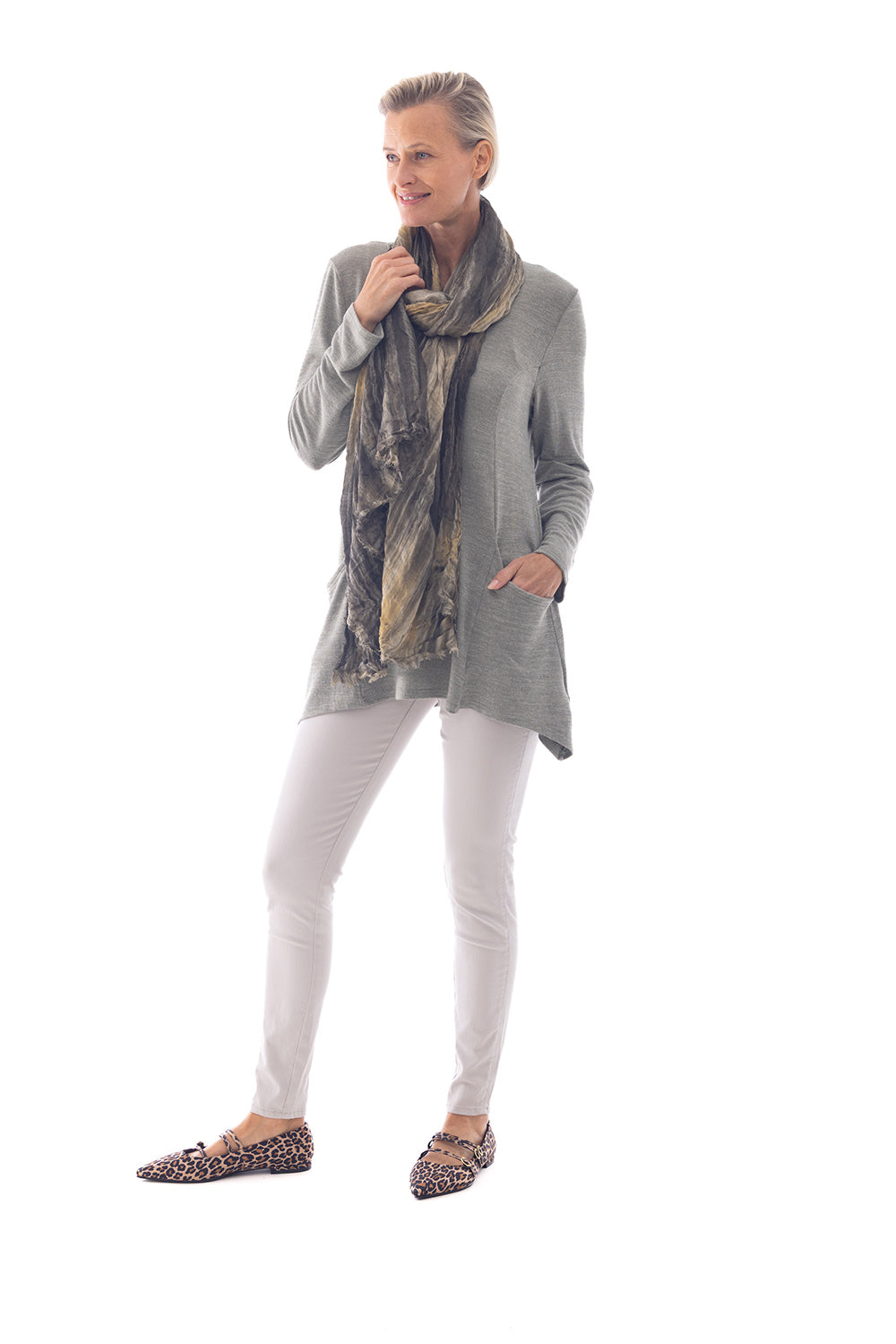 Cafe Latte Khaki Tunic CLM533