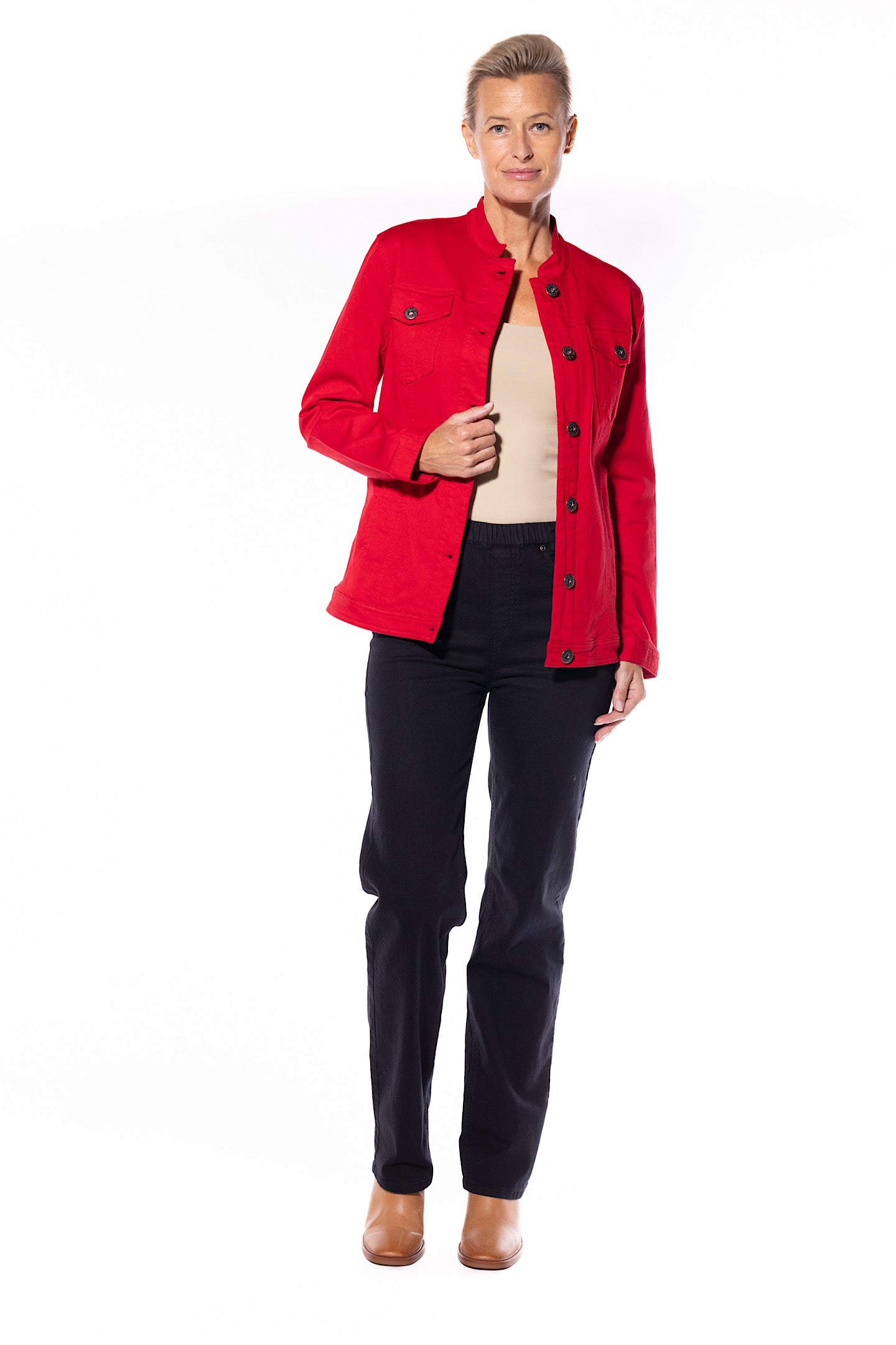 Cafe Latte Jacket Red CLM414