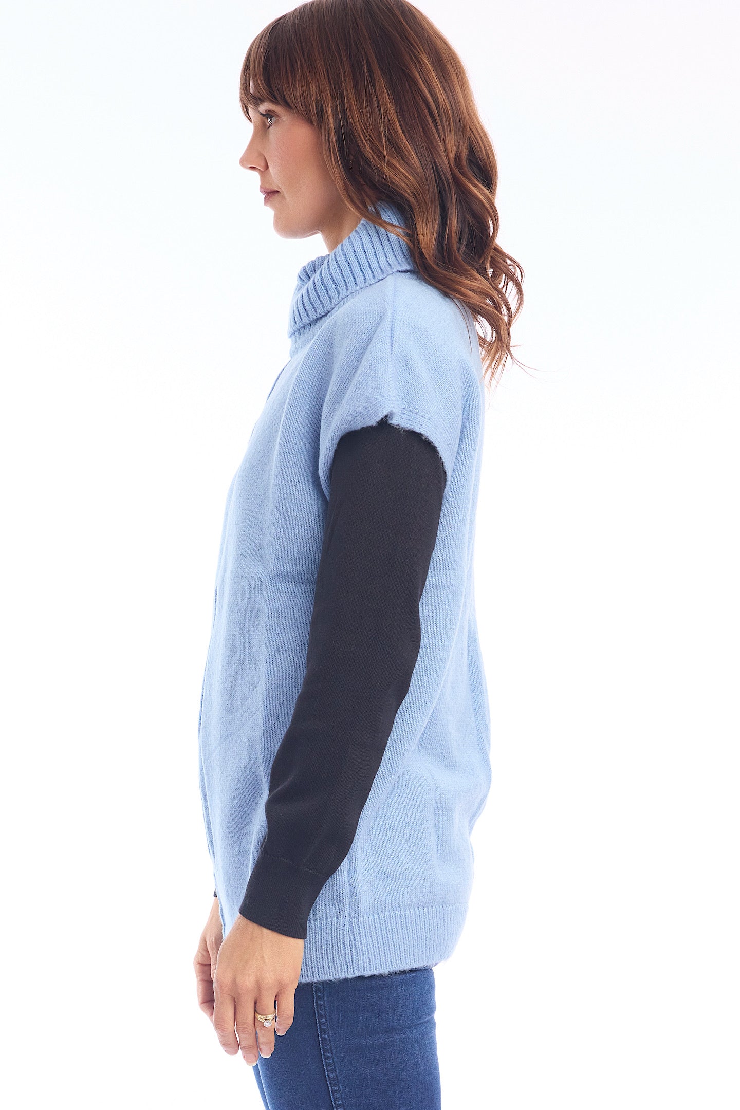Escape Knit Top Denim 1348