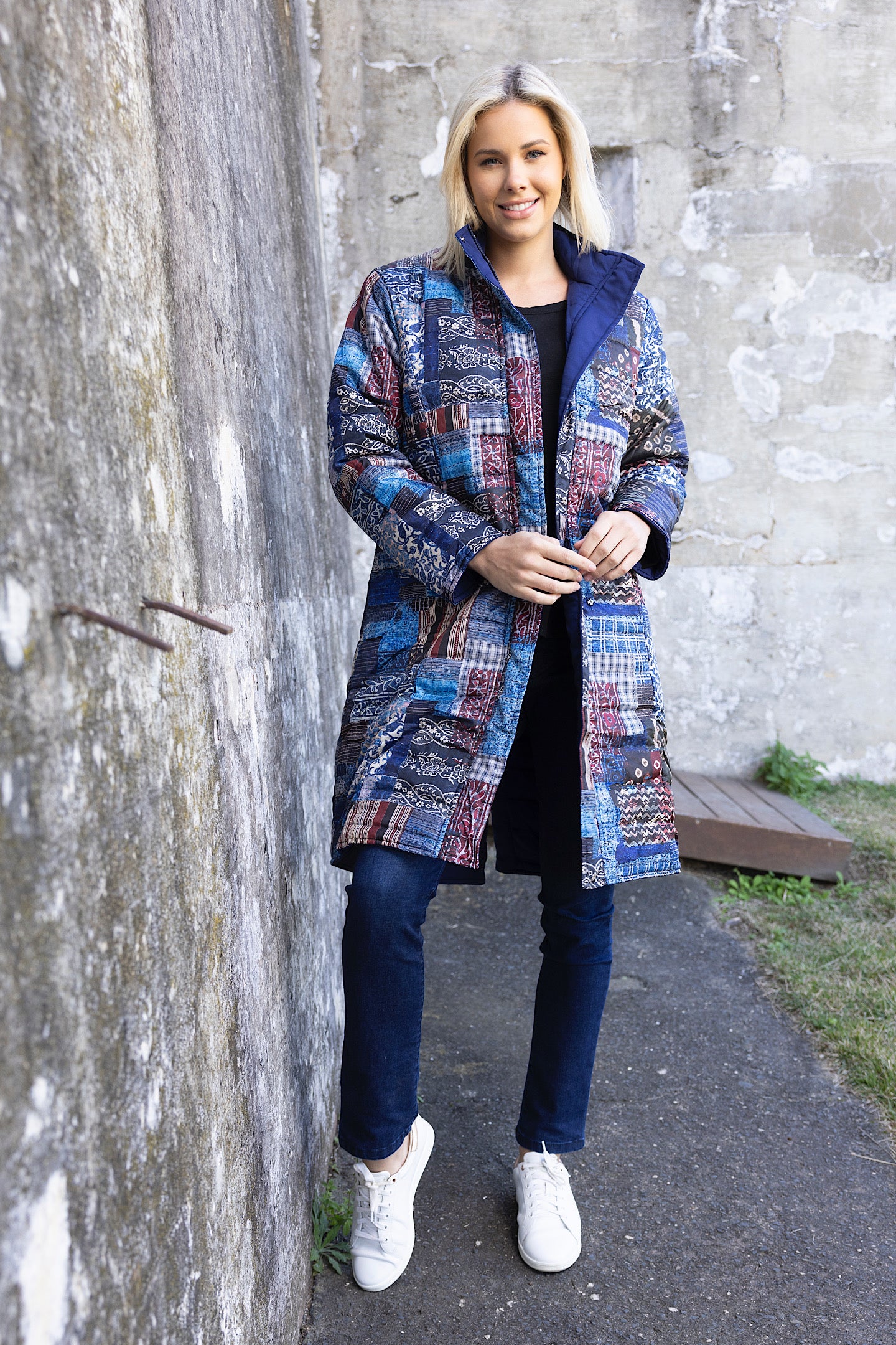 Orientique Kantha Puffer 3245
