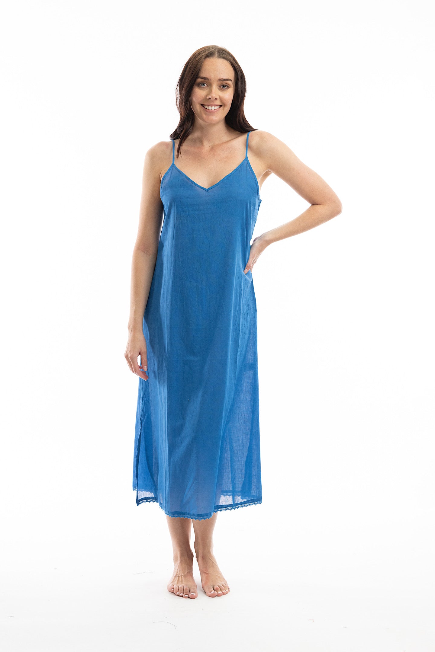 Orientique Electric Blue Maxi  Slip