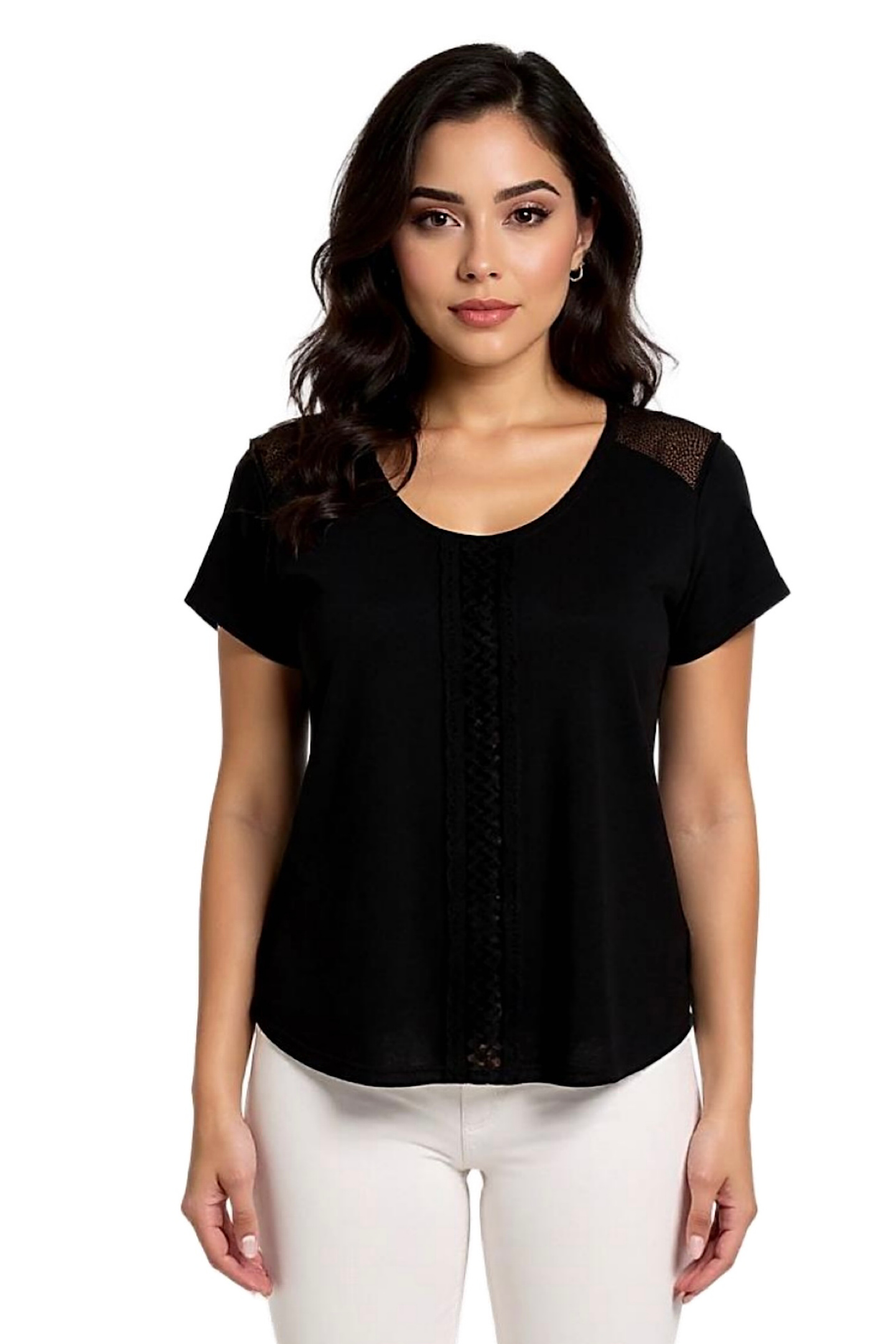 Cafe Latte Black Tee CLM567