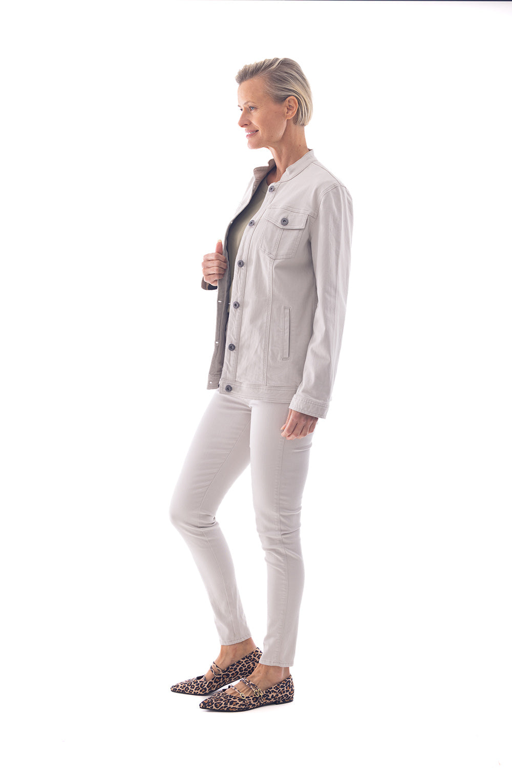 Cafe Latte Jacket Stone CLM414
