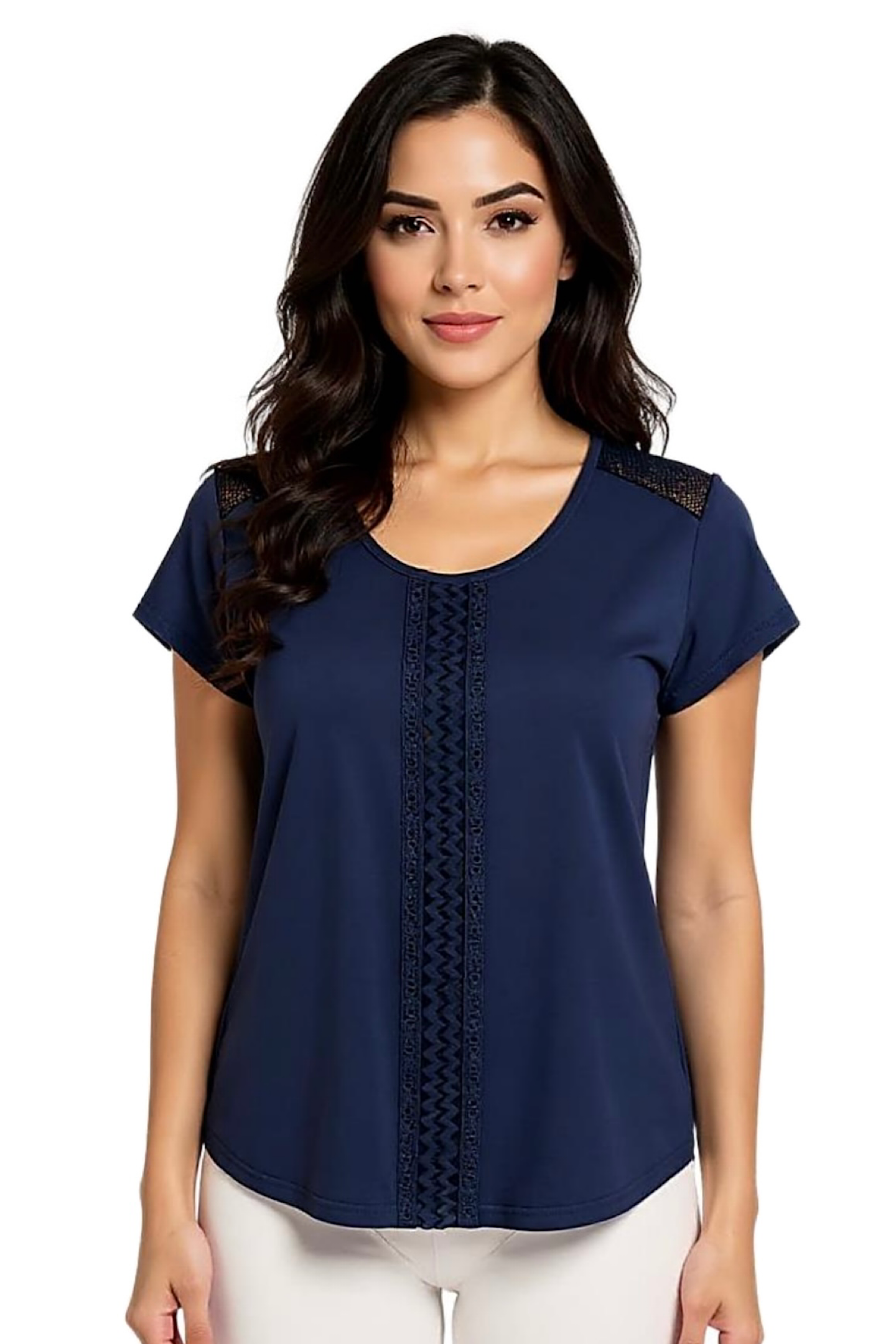 Cafe Latte Navy Tee CLM567