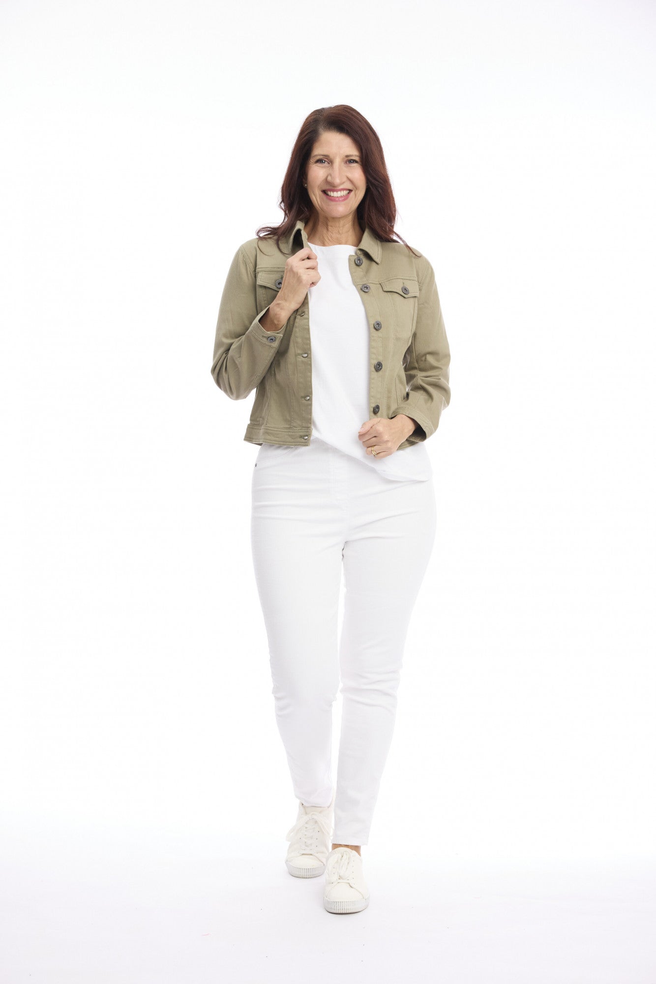 Cafe Latte Olive Jacket CLM117