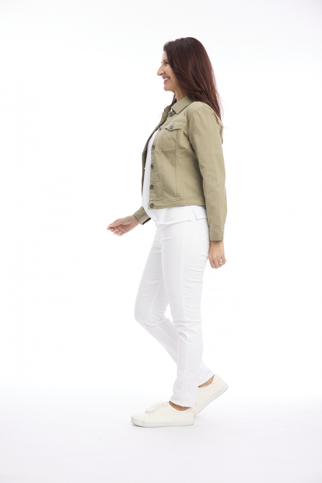 Cafe Latte Olive Jacket CLM117