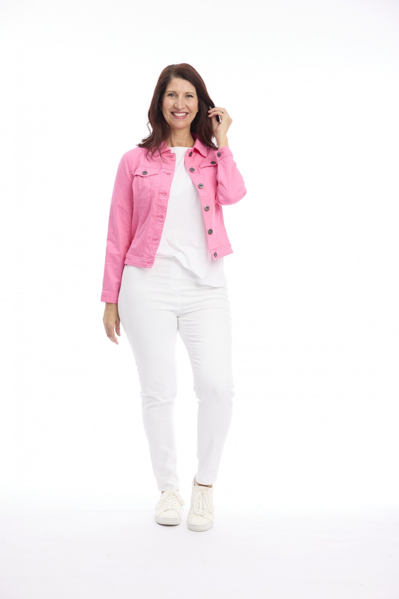 Cafe Latte Hot Pink  Jacket CLM117