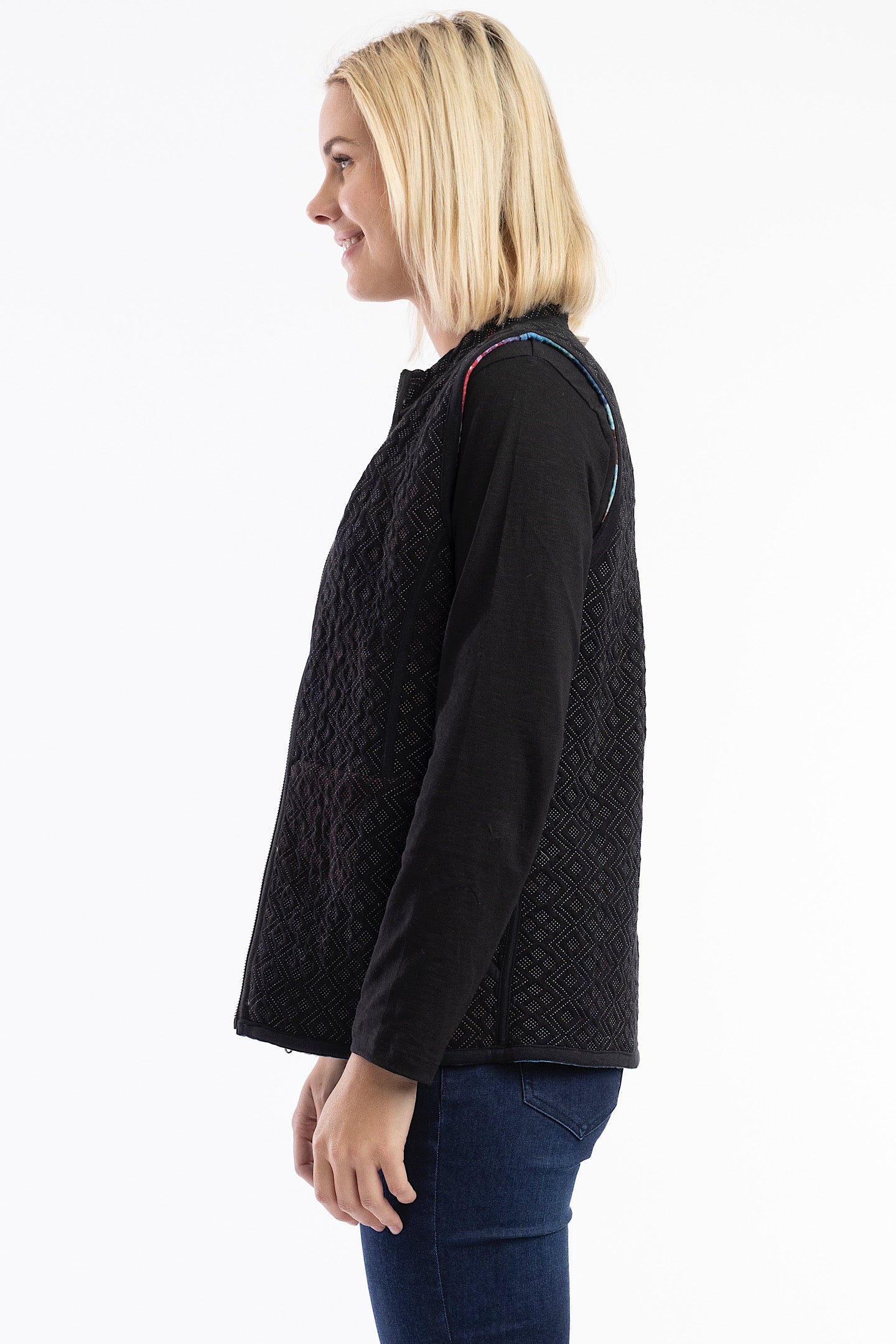 Orientique Vest Zip Houses 23016