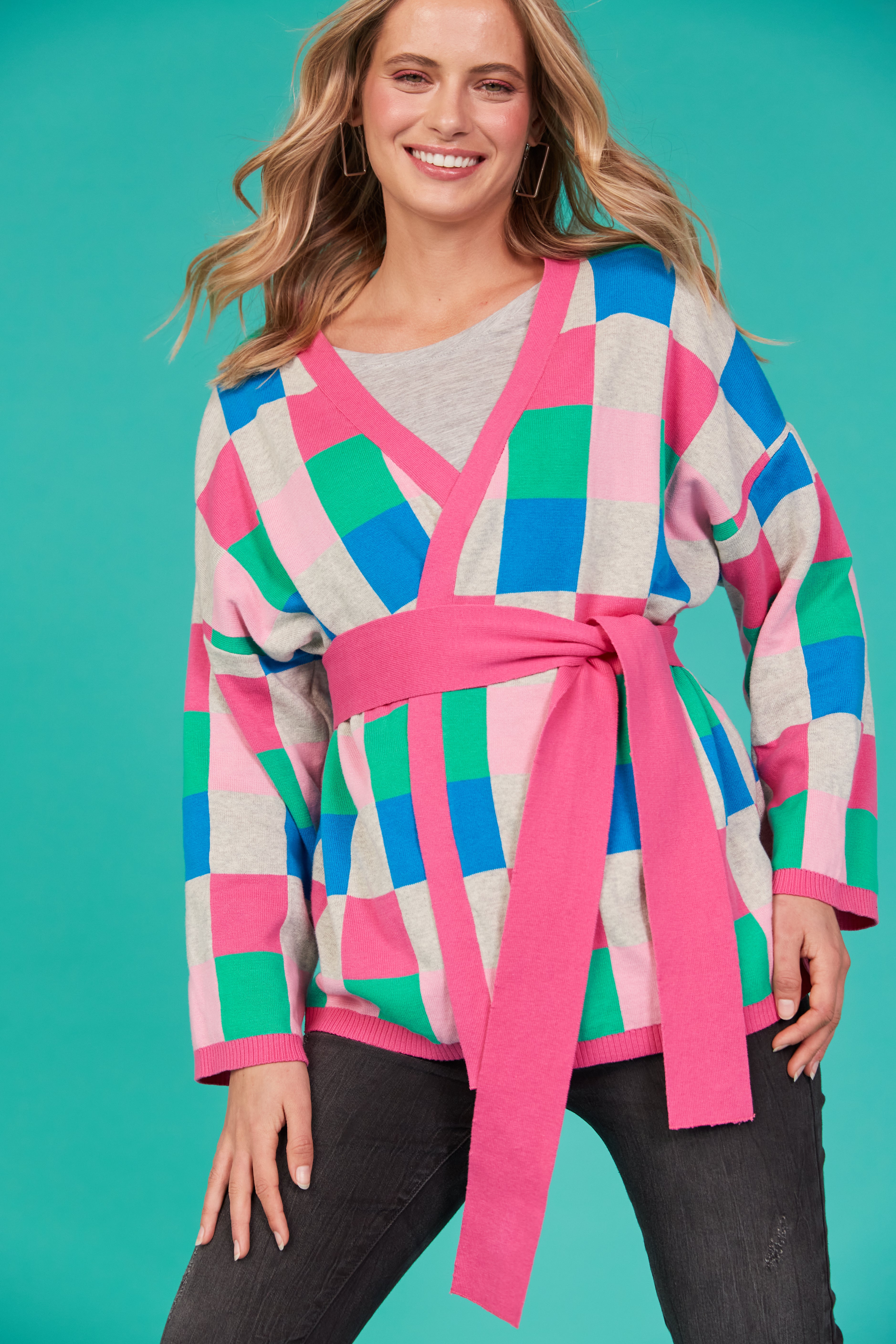 Haven Boden Cardigan Azalea