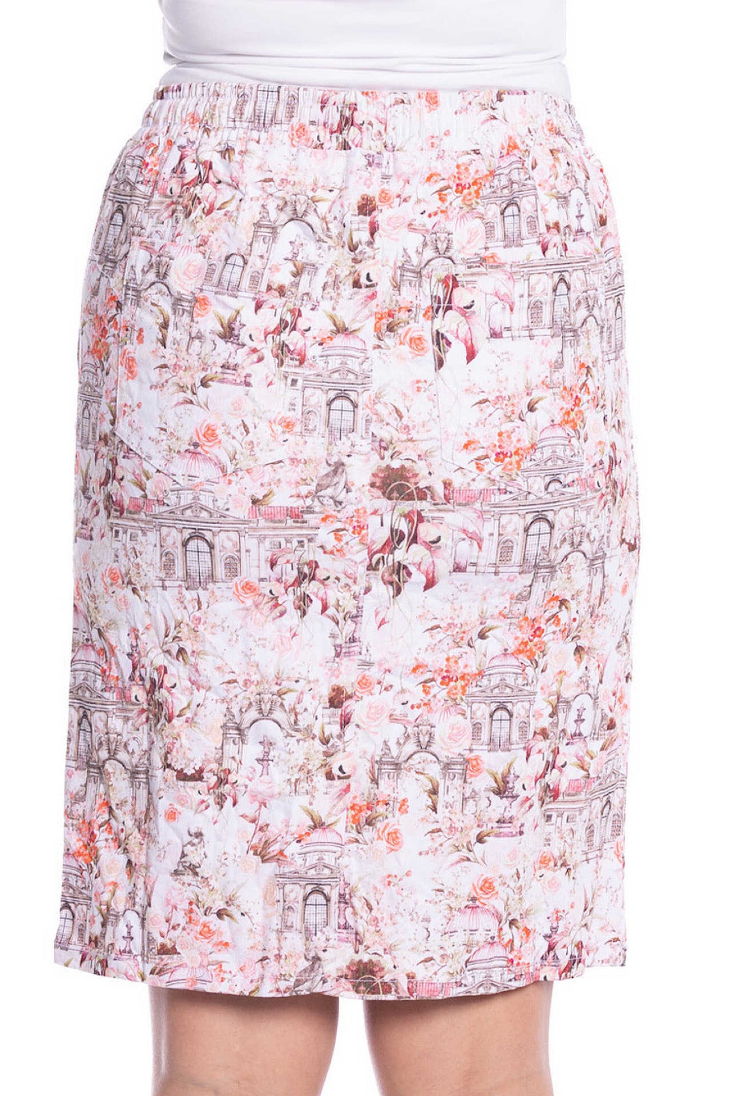 Cafe Latte Floral Building Skirt CLM497