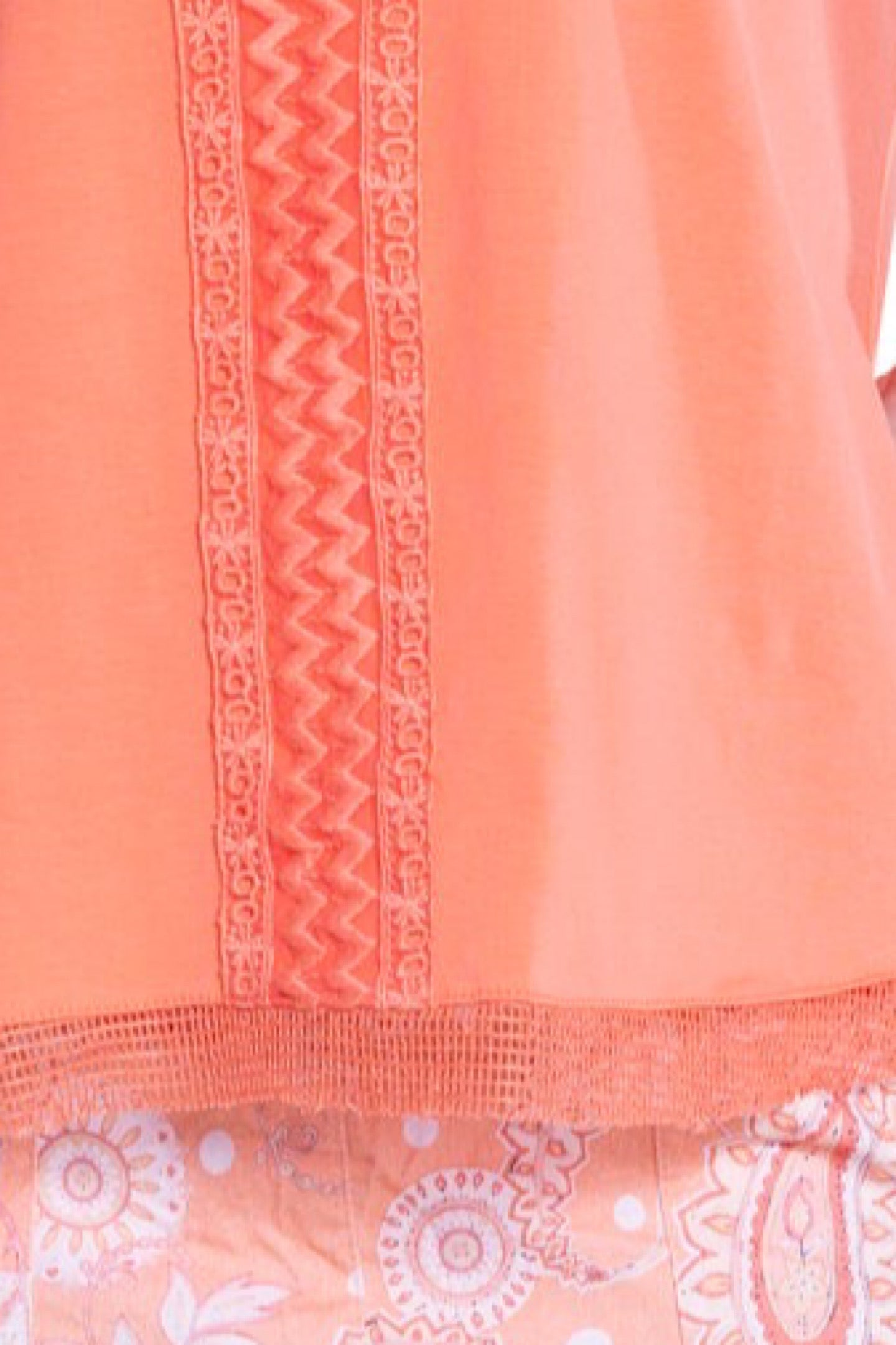 Cafe Latte Lace Peach T-shirt CLM499