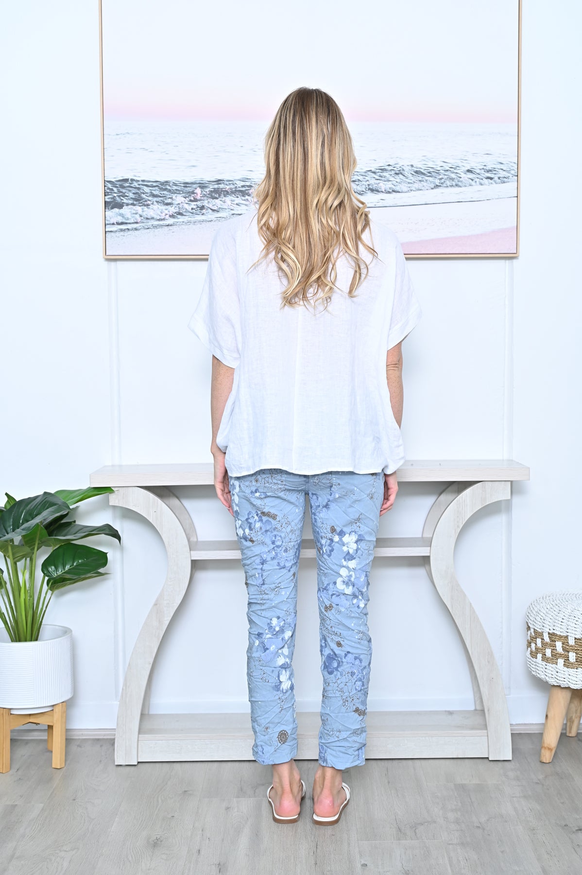 AE Luxe Denim Floral AW407-JN