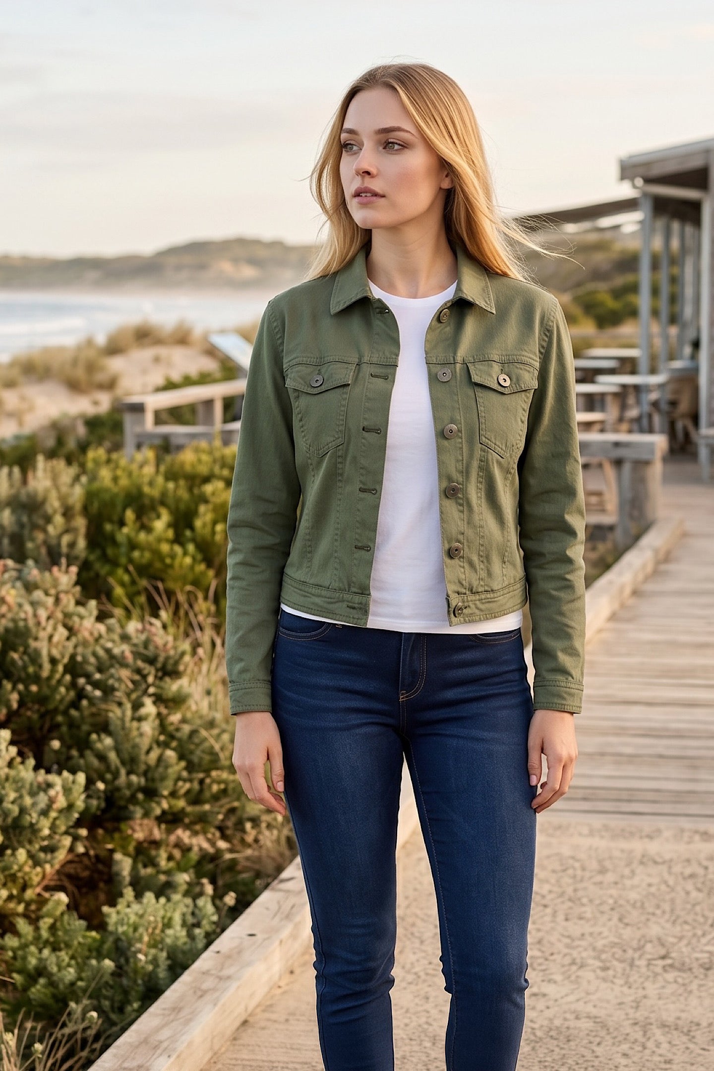 Cafe Latte Khaki Jacket CLM117