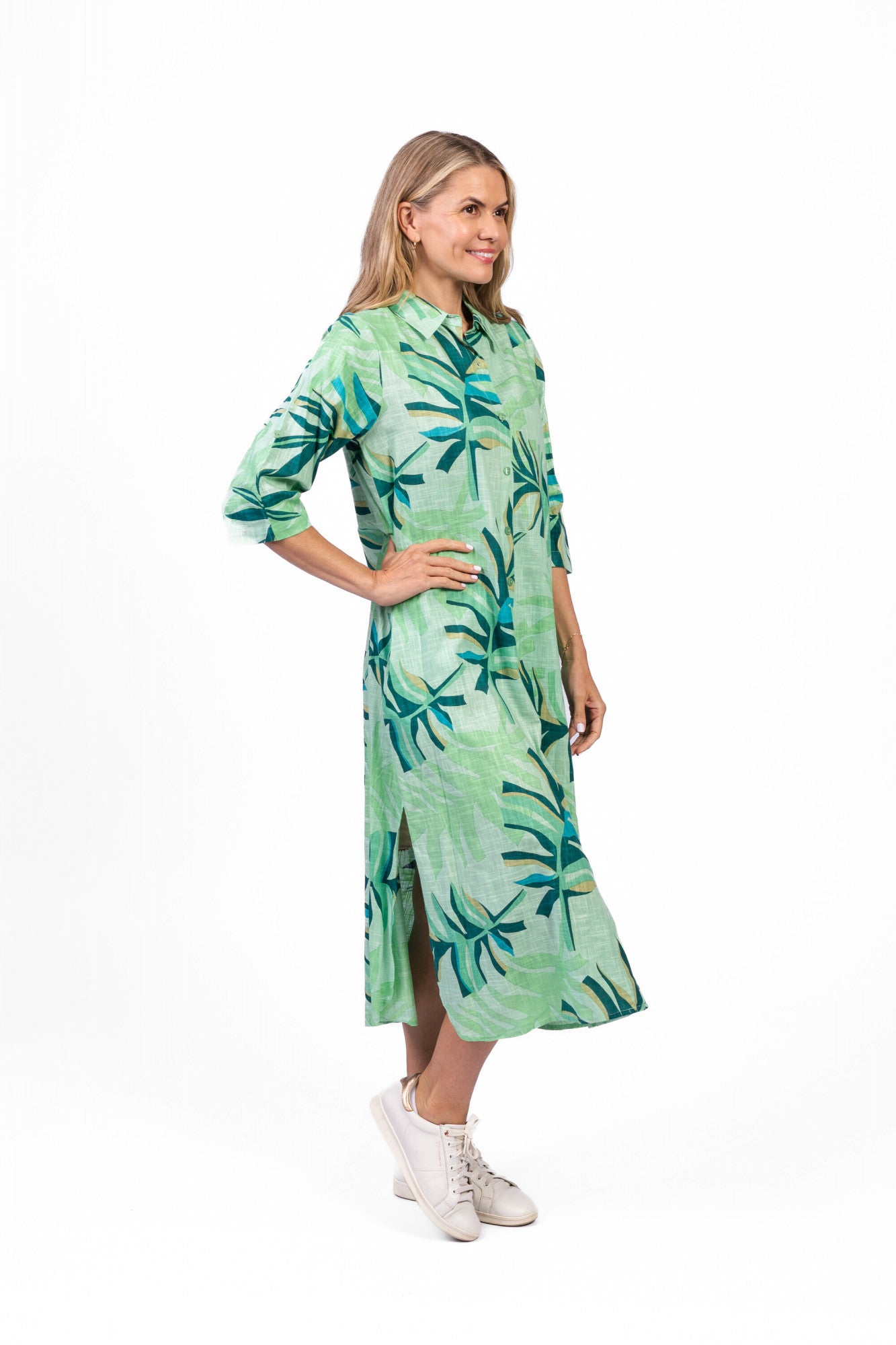 One Summer Sofia Geo Leaves