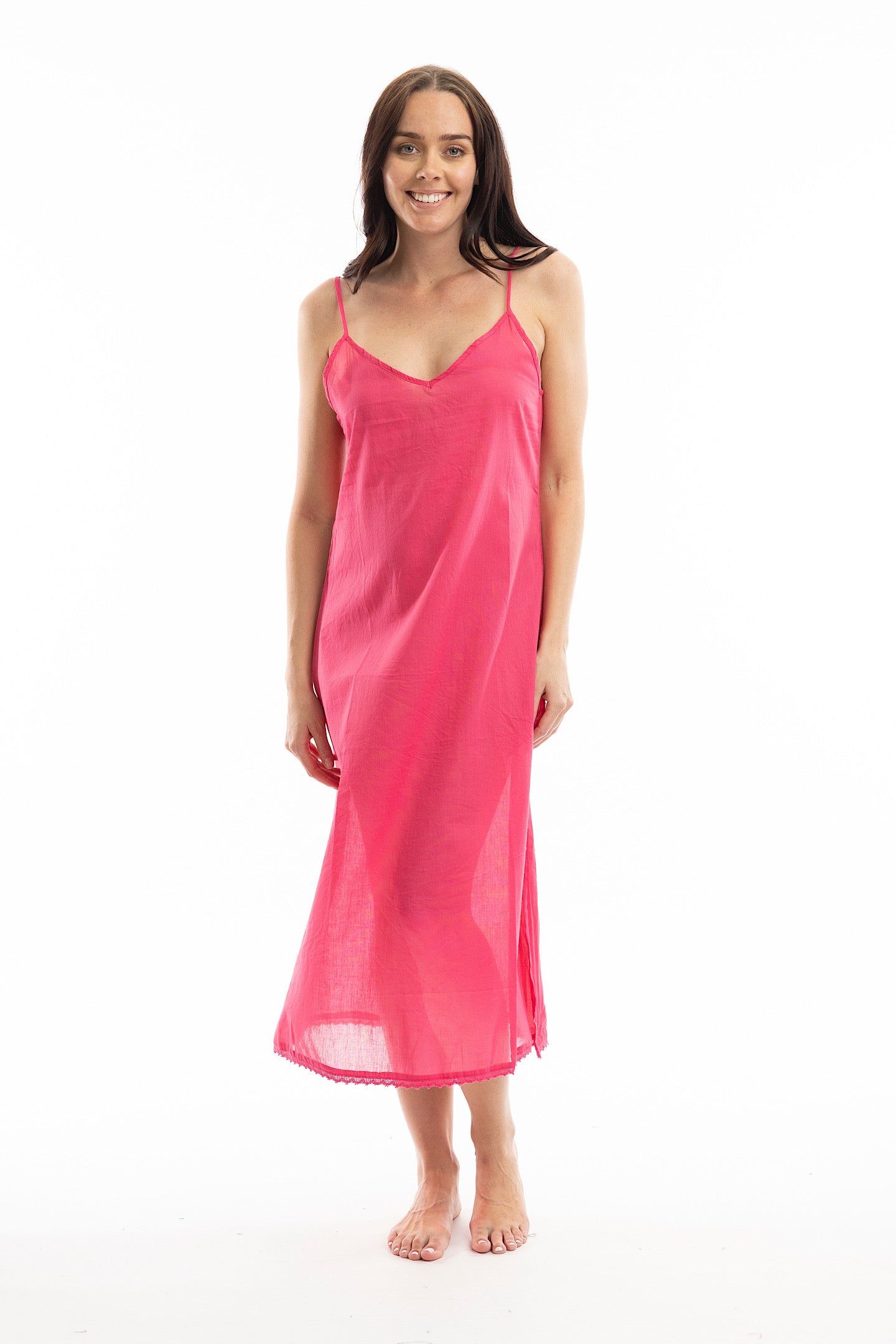 Orientique Hot Pink  Maxi  Slip