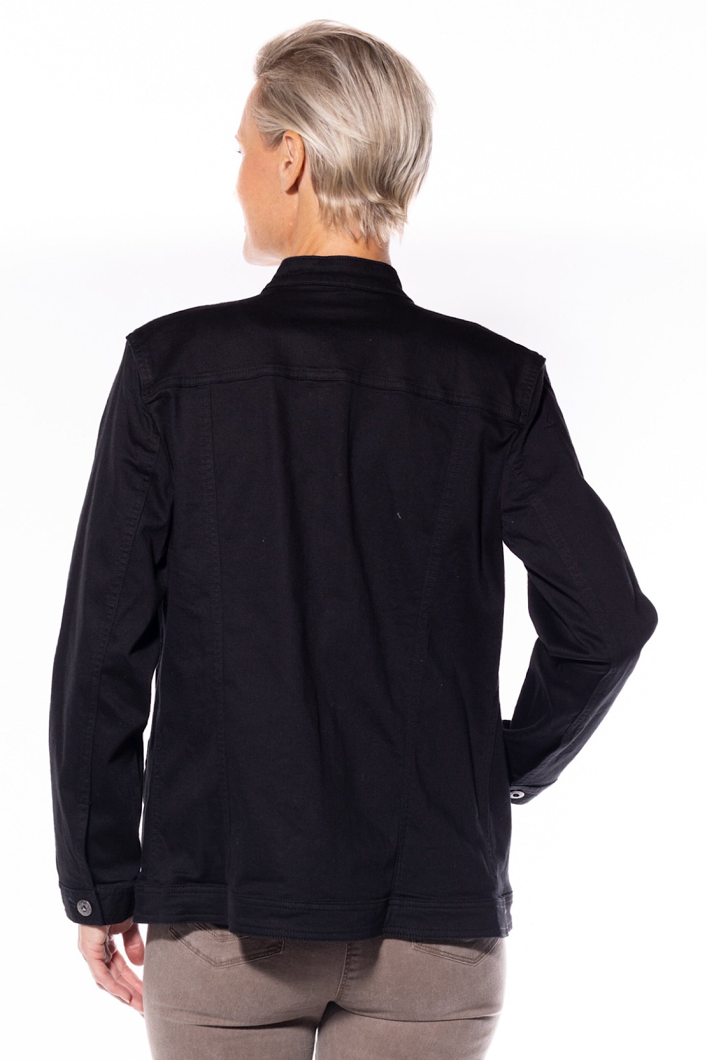 Cafe Latte Jacket Black CLM414