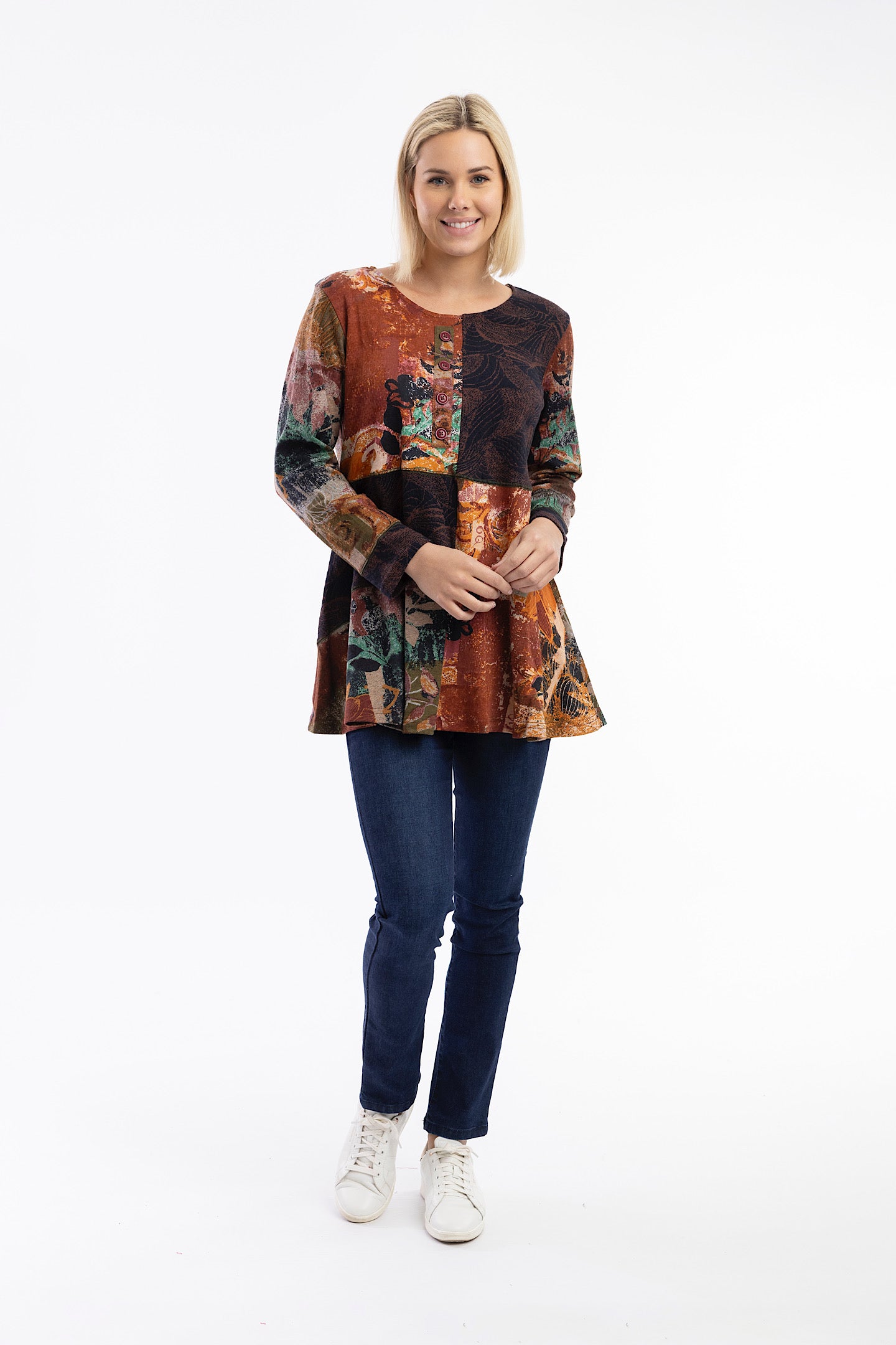 Orientique Fields of Gold Tunic  62699