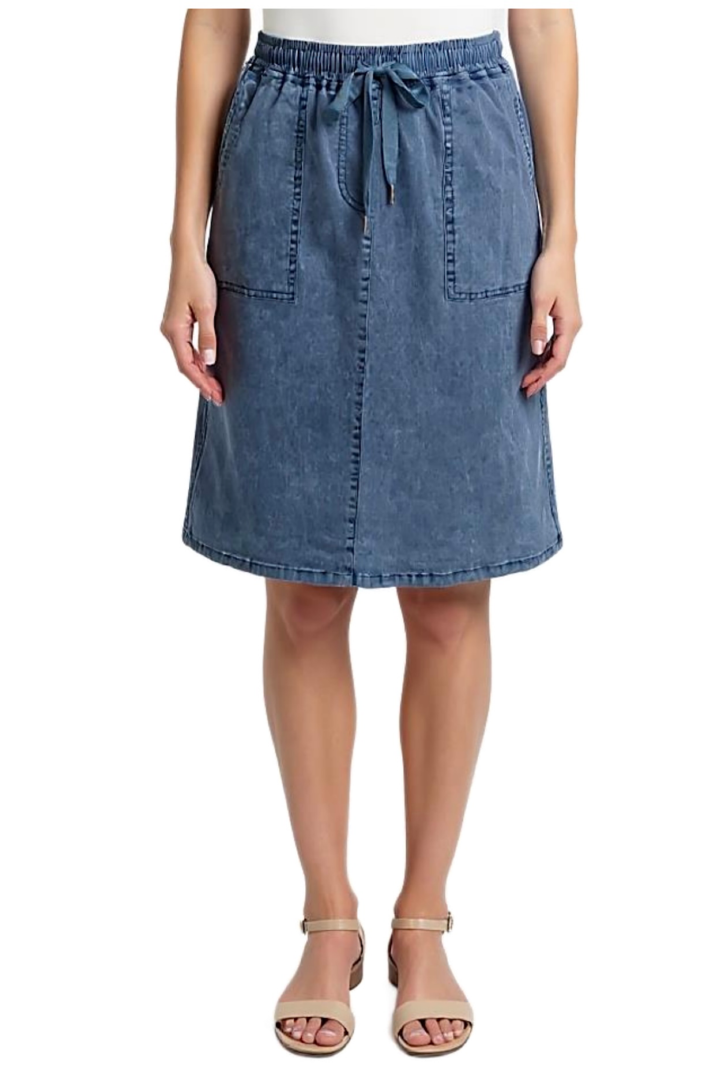 Cafe Latte Denim  Skirt CLM540