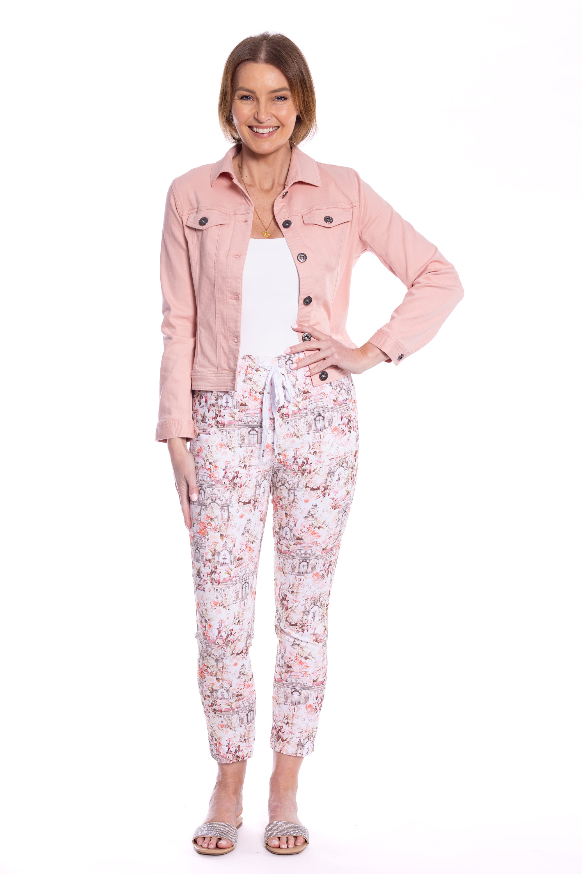 Cafe Latte Jacket Pink CLM117